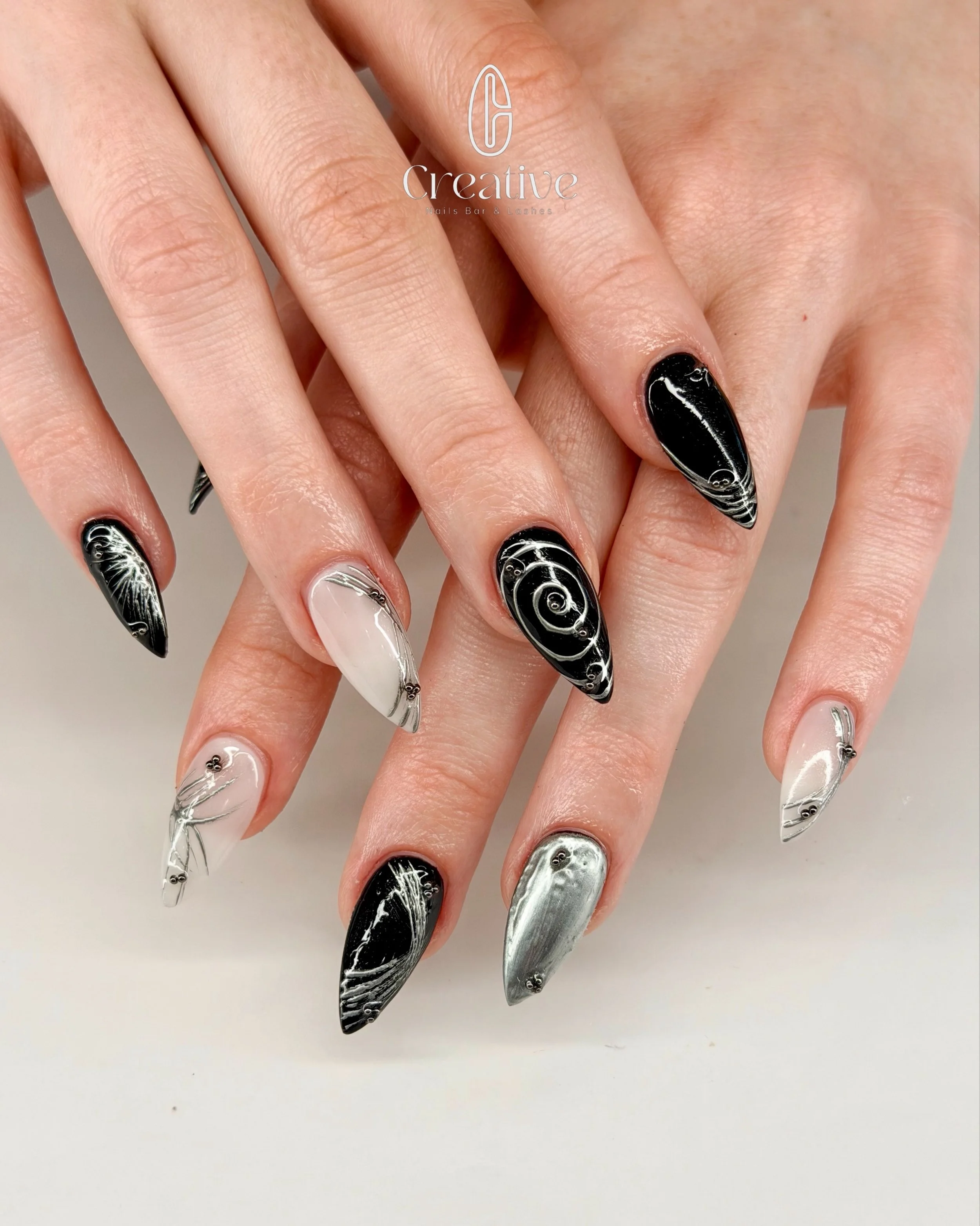 Art you can wear ✨ 

✨ Welcome Offer ✨
New here? Enjoy $10 OFF your first visit 💅 when you book services $50+!
(One-time use &bull; First-time customers only &bull; Cannot be combined with other offers 🫶) 
✨ Get pampered at your favorite Creative N
