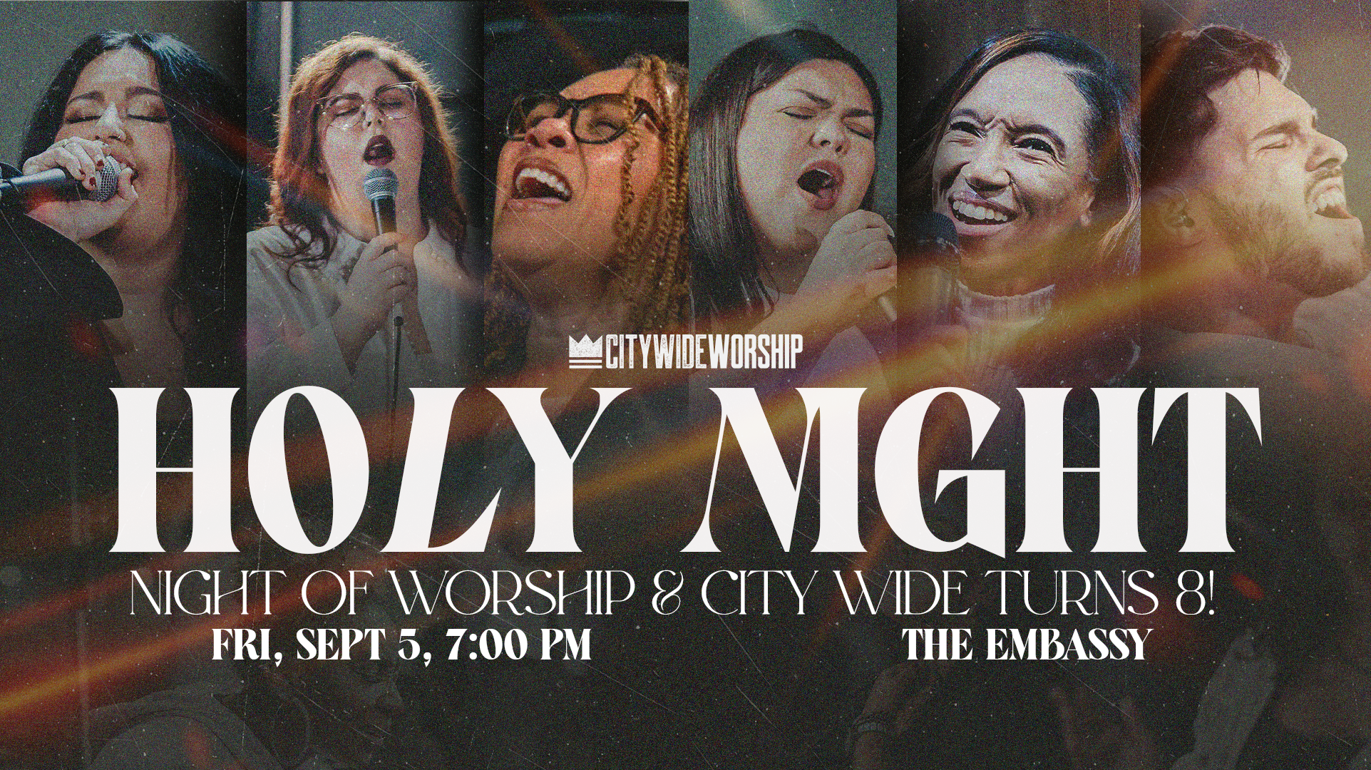 HOLY | NIGHT OF WORSHIP + CITY WIDE TURNS 8 AFTER PARTY!