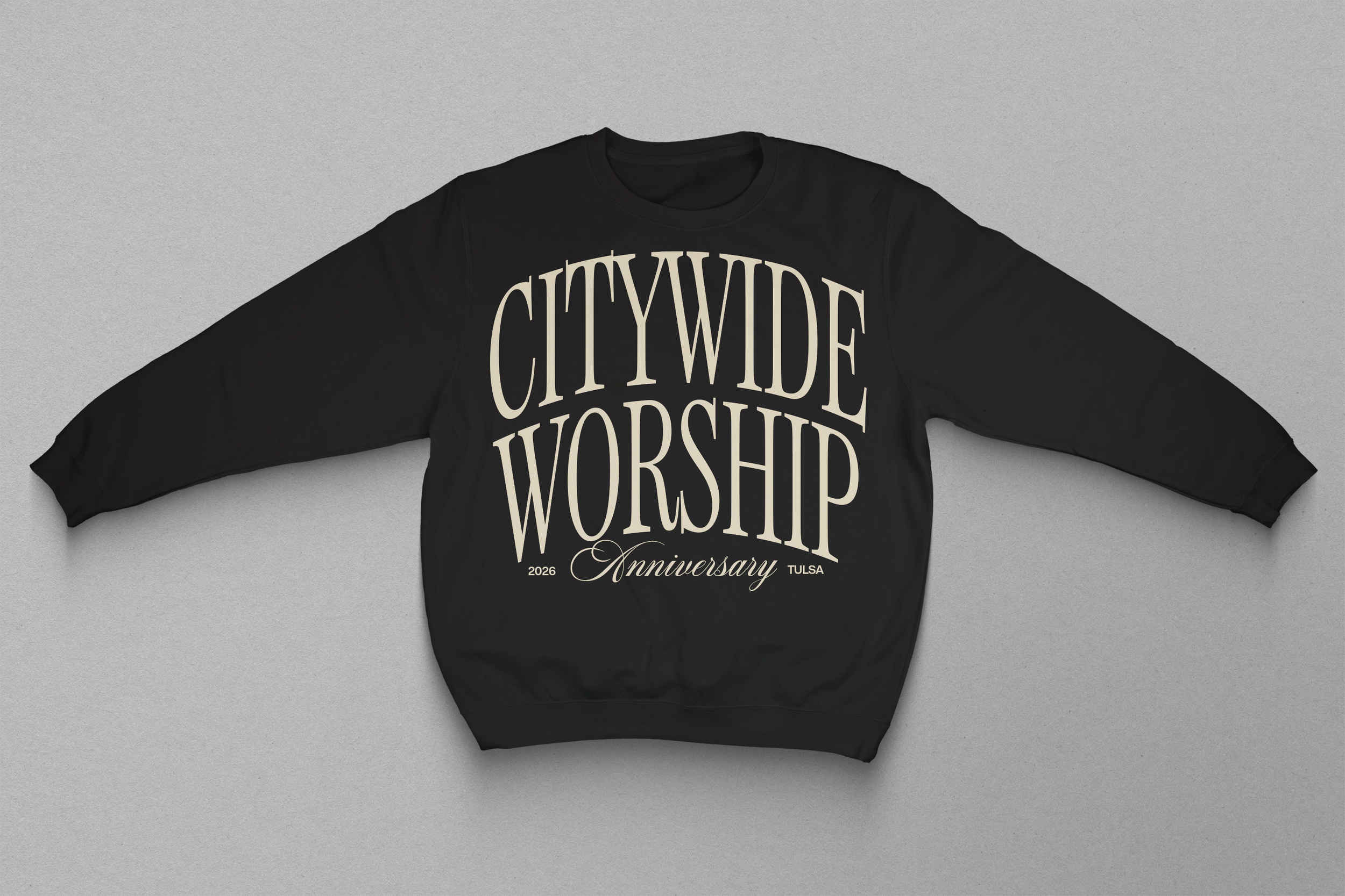 Front black anniverary 2 crewneck.png