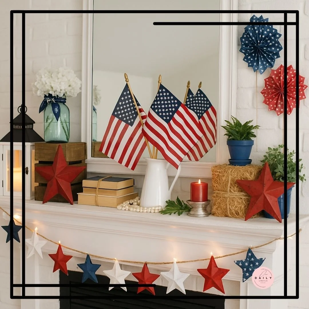 Red, White & WOW: Ultimate 4th of July Mantel Magic