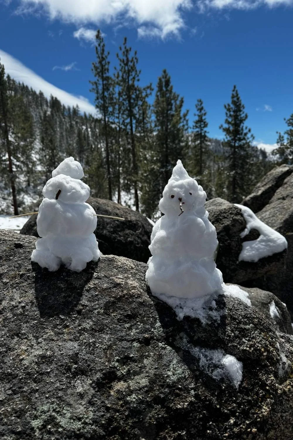 Snowmen in Tahoe