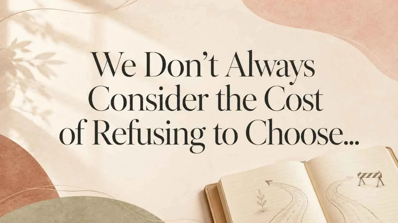 Consider the Cost of Refusing to Choose
