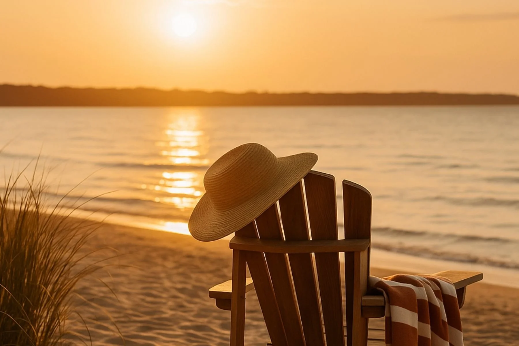 End of summer sunset