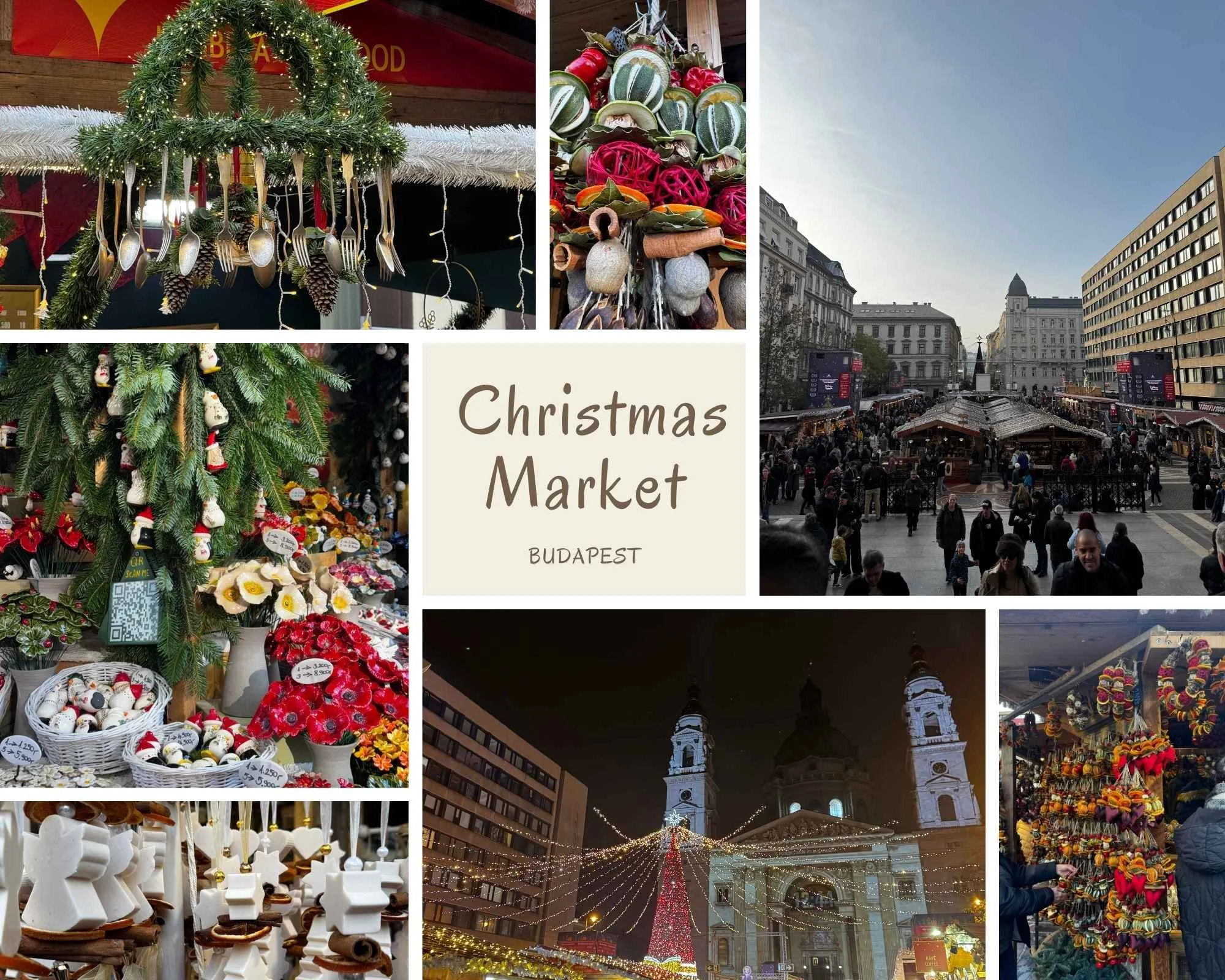 Christmas Market in Budapets Hungary