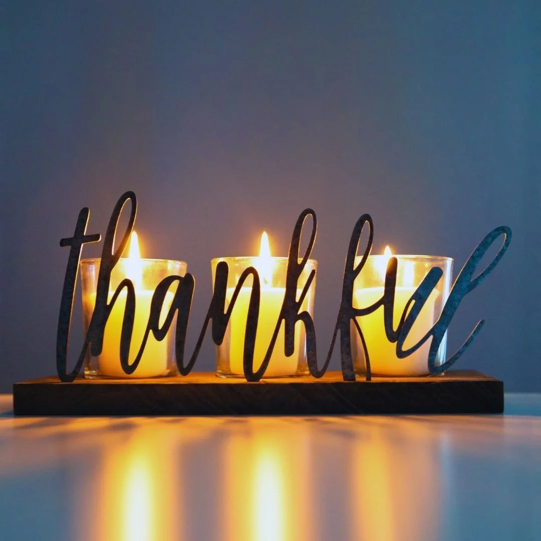 Thankful candles