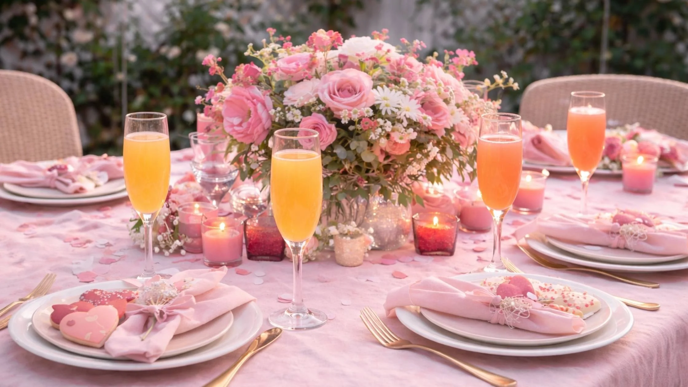 Galentine's Day Mimosas and brunch