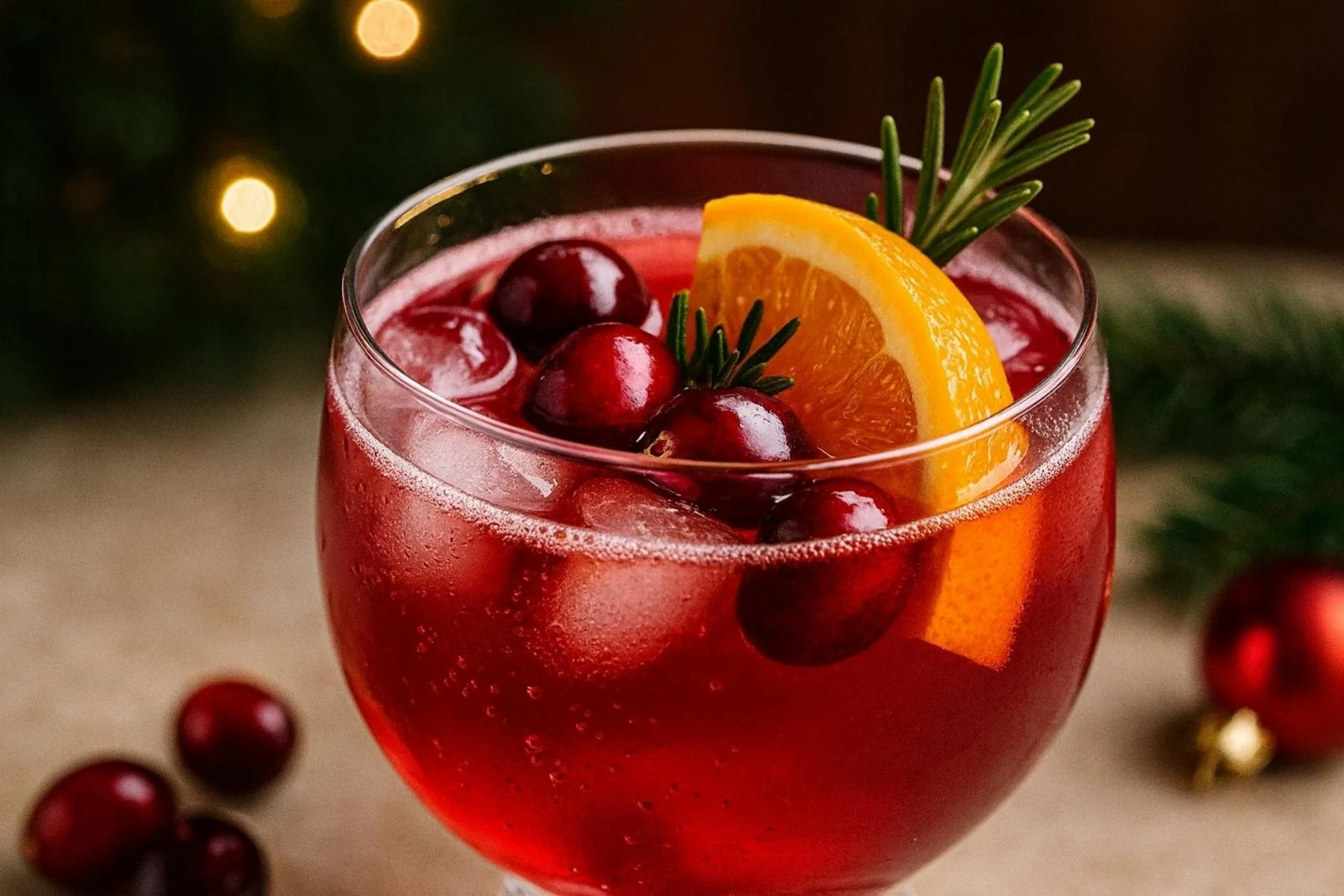 Cranberry Citrus Sparkler Drink
