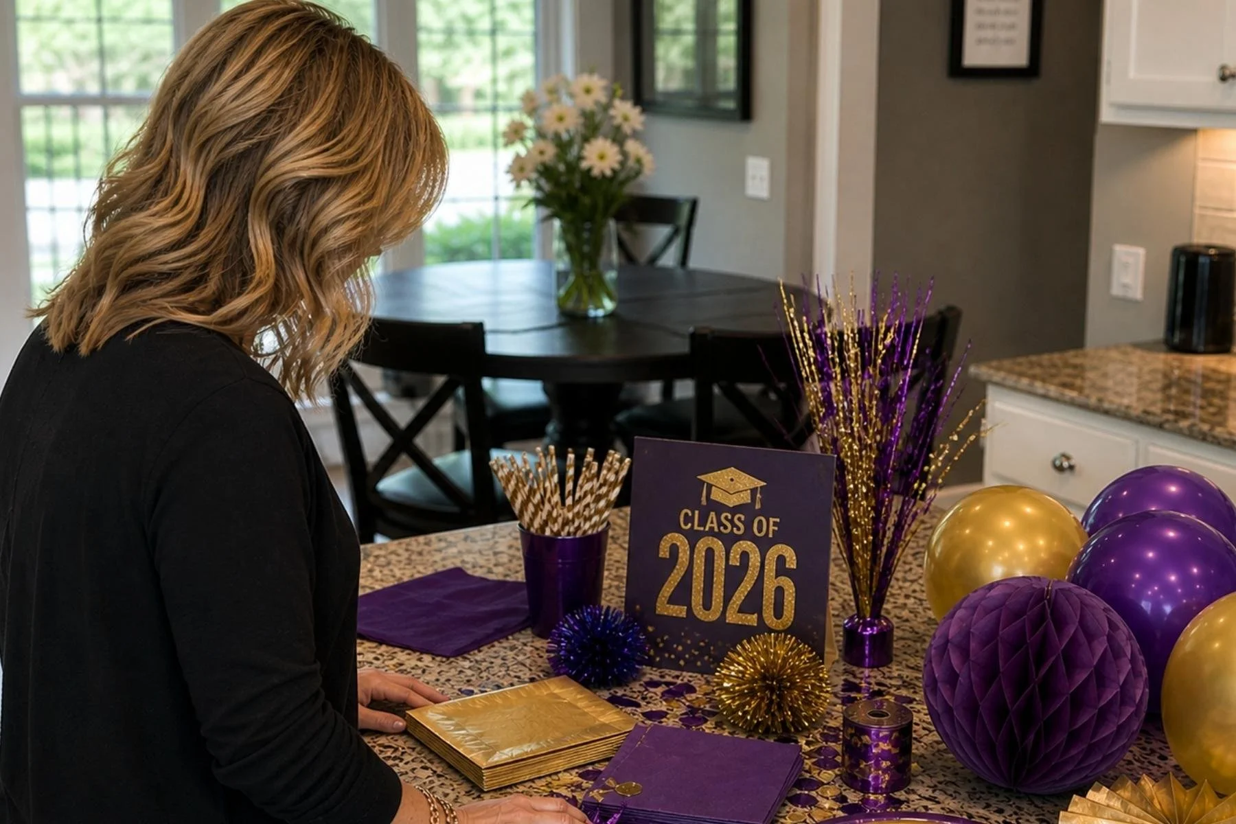Preparing for a graduation party