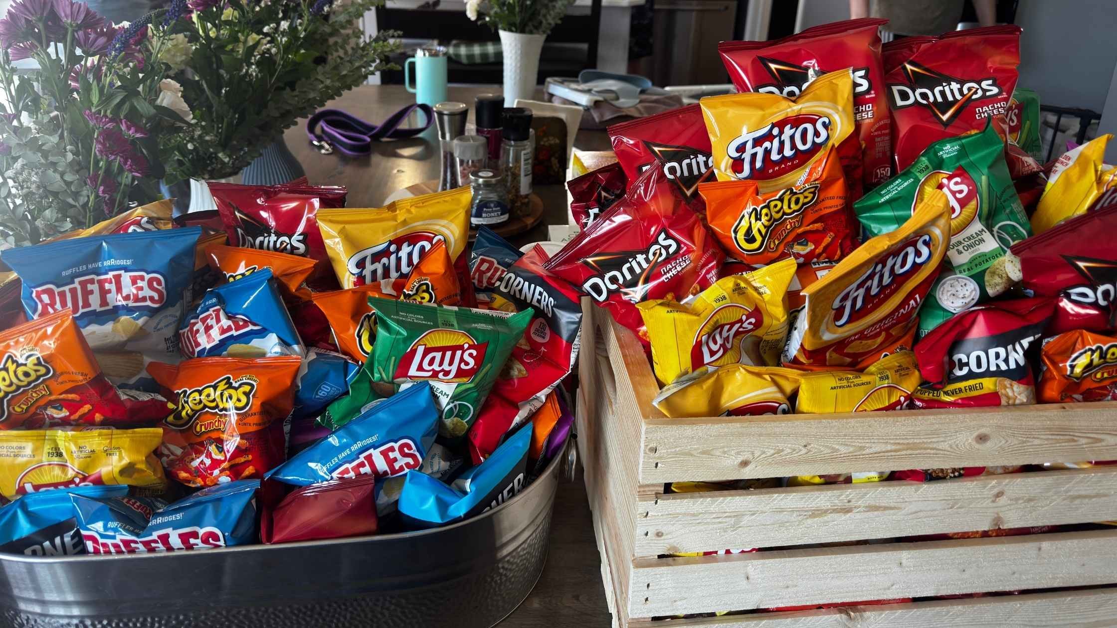Use bins for displaying chips
