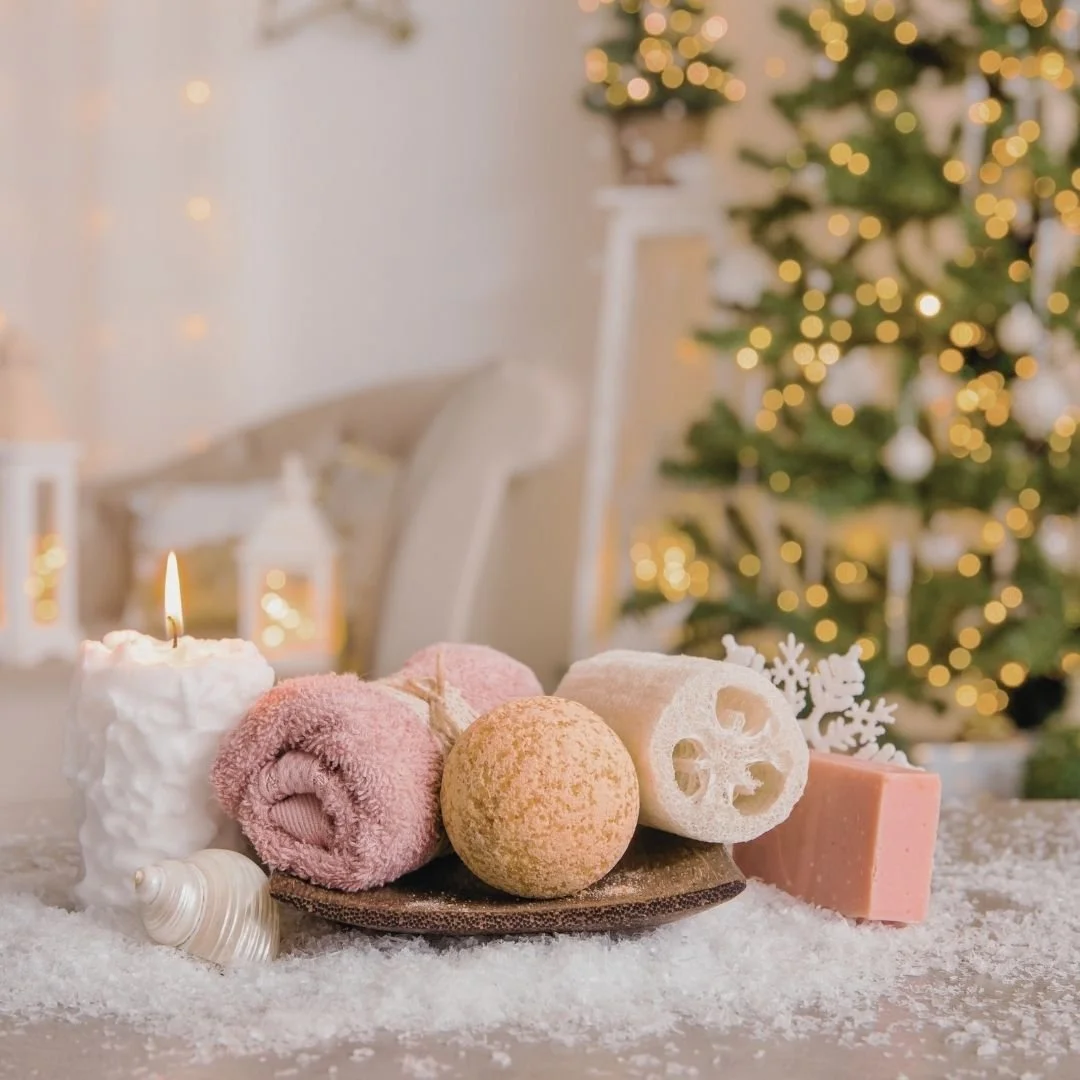 winter home spa night