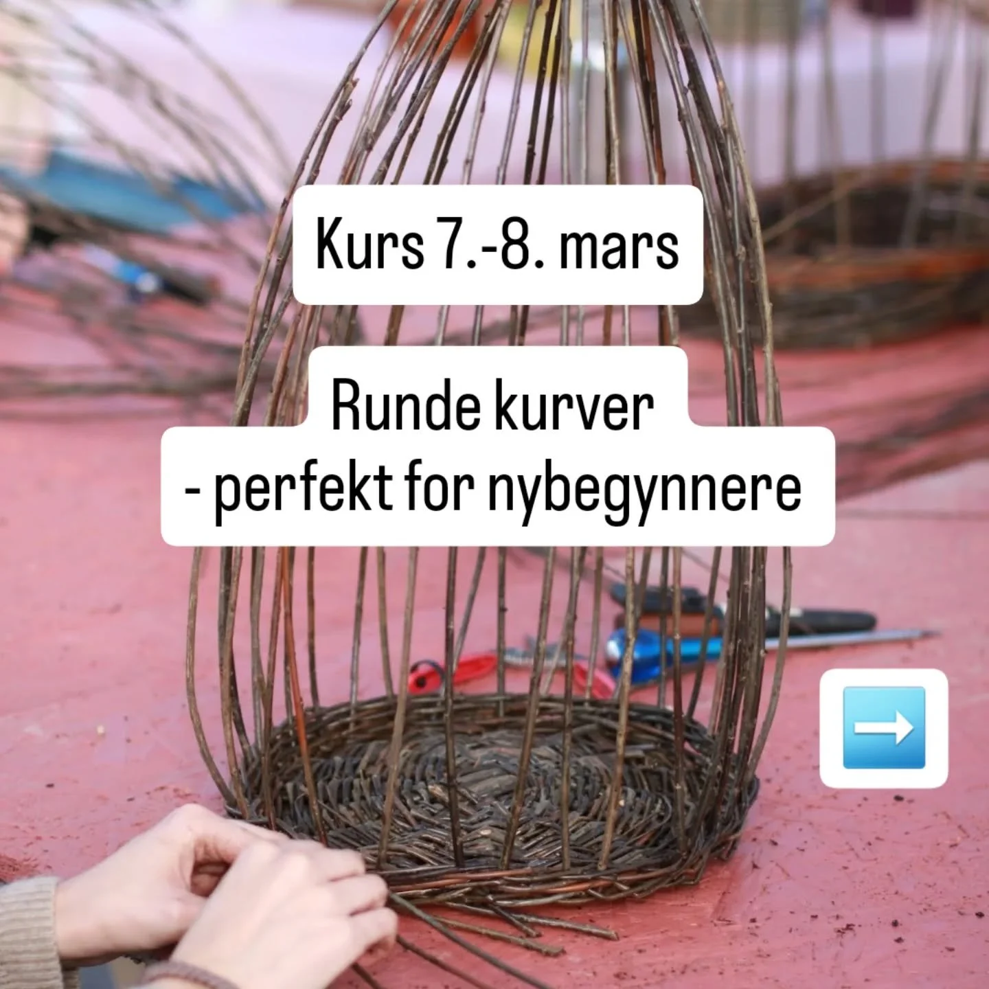 Hjertelig velkommen p&aring; kurs i mars hos @fogdegaardenkunstforening 🤎🥰 

#pilefletting