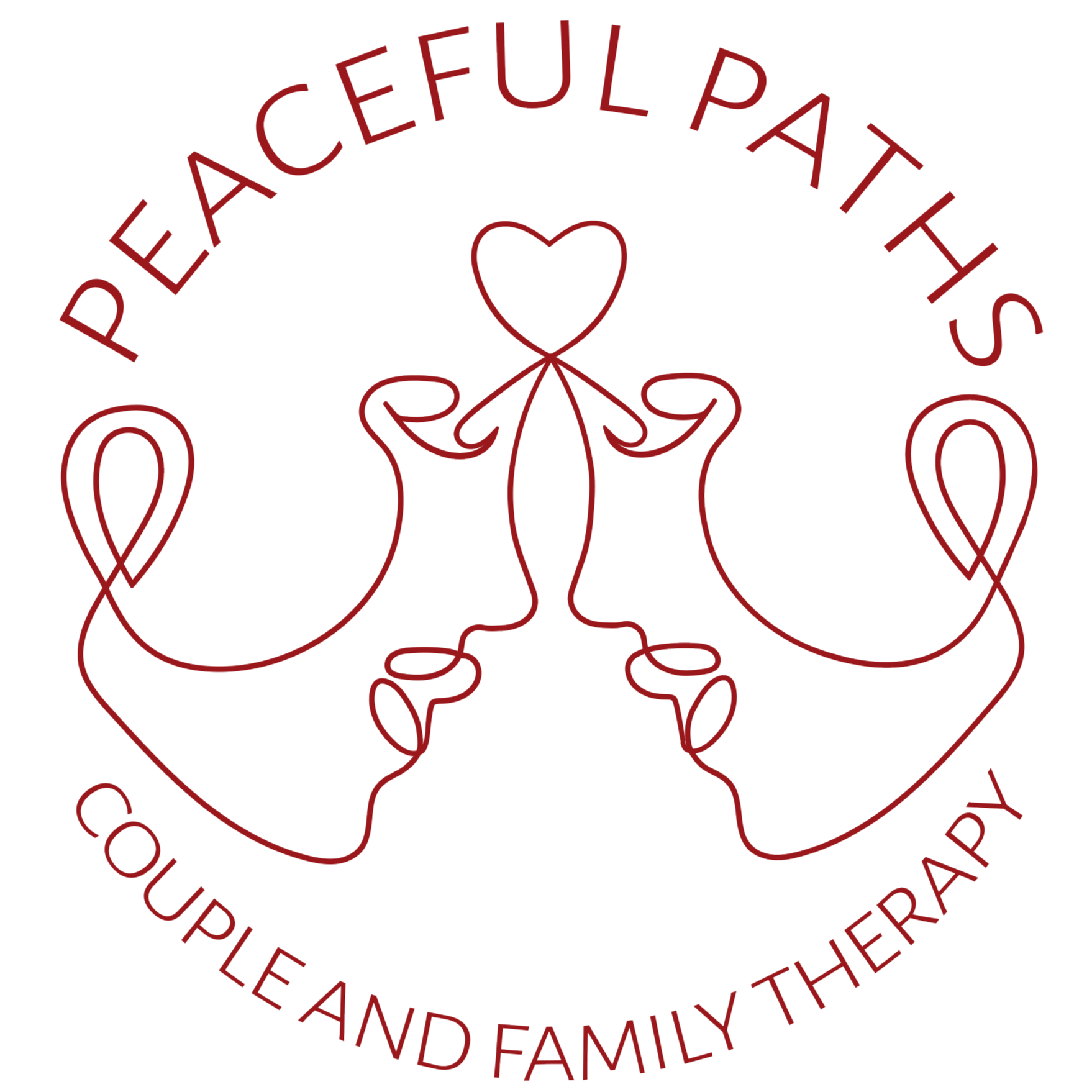 Peaceful Paths Couple and Family Therapy logo