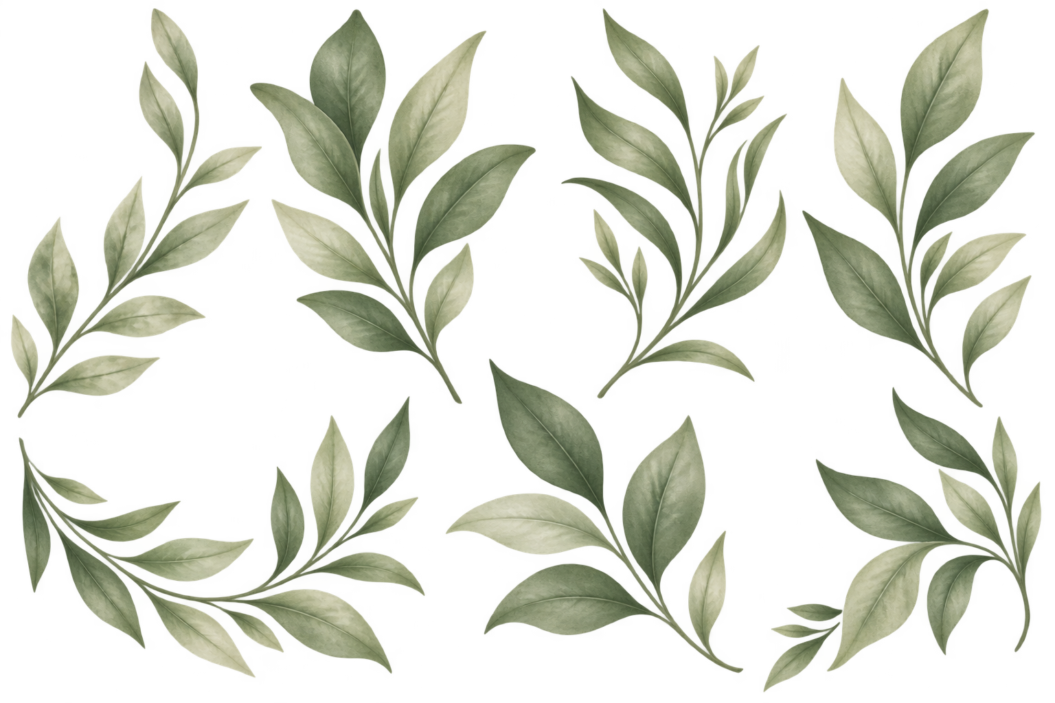 A digital illustration of four branches with green leaves arranged in a circular pattern. Dr. Sarah K. Samman serves the cities of Granada Hills, Irvine, and San Diego, CA.
