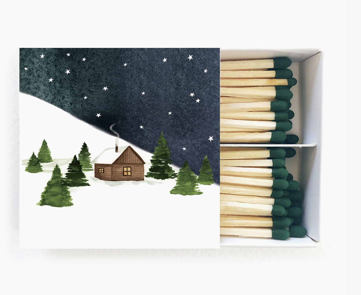 Cozy Cabin Matchbox