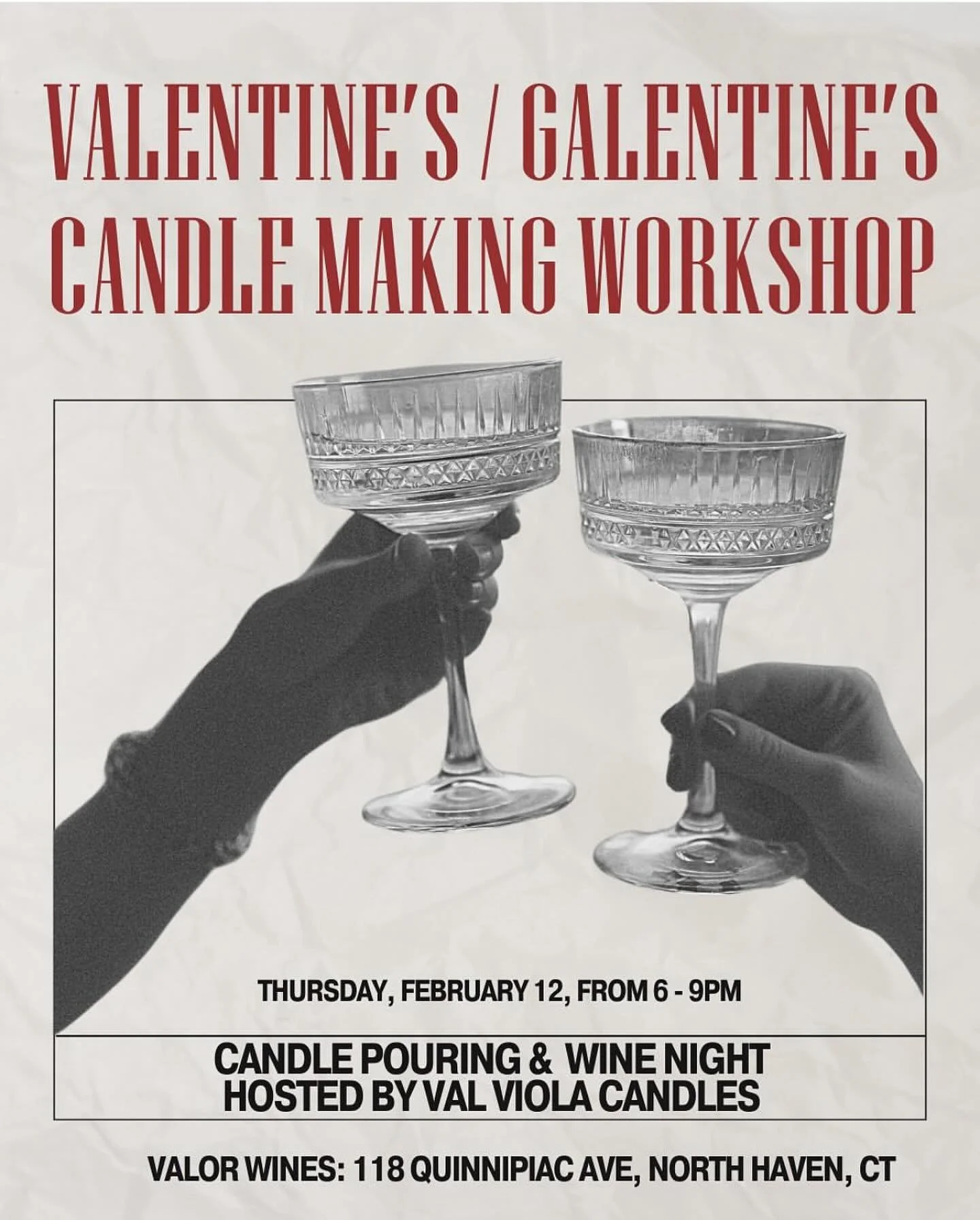 Join us on February 12 at Valor Wines for a candle making class! Buy tickets now on Valviolacandles.com (link in bio), limited spots available!
.
.
.
#SoyWaxCandles #HandPouredCandles #EcoFriendlyCandles #NaturalCandles #CleanBurn #VeganCandles #Cand