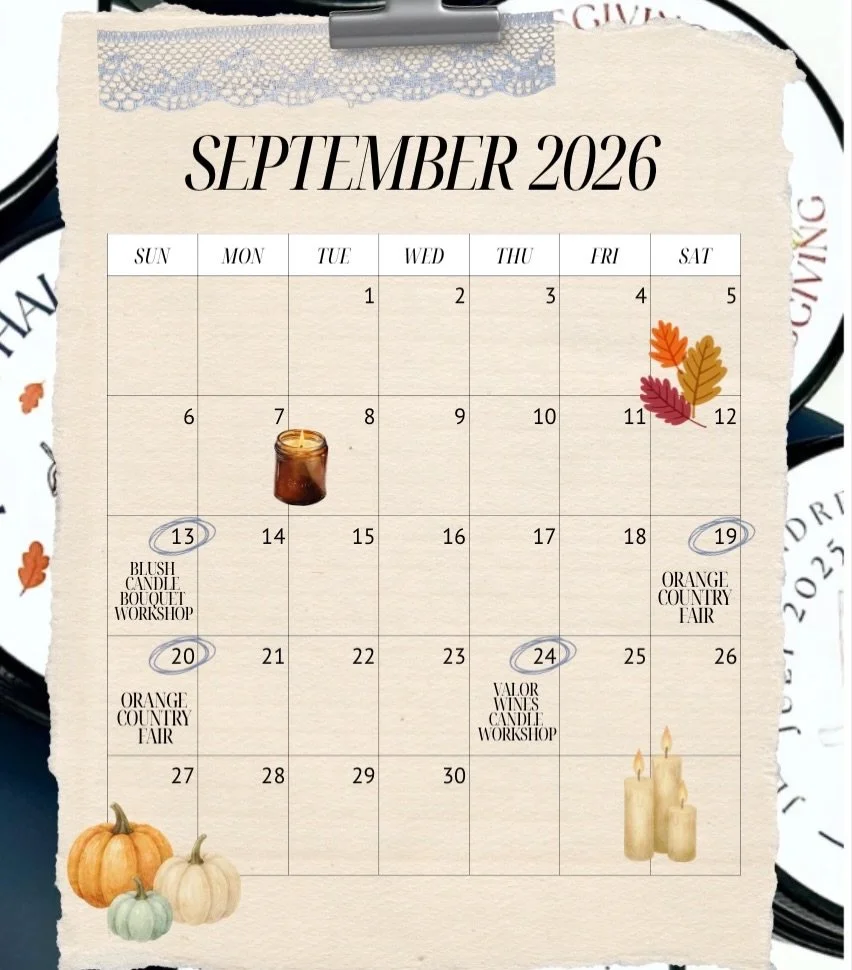 Our September calendar!