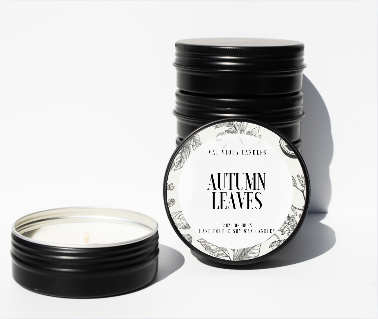 Autumn Leaves Mini Soy Candle