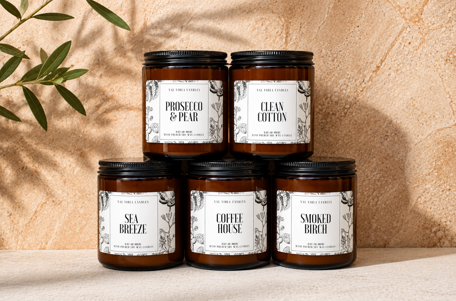 8 Ounce Soy Wax Candles | Signature Collection