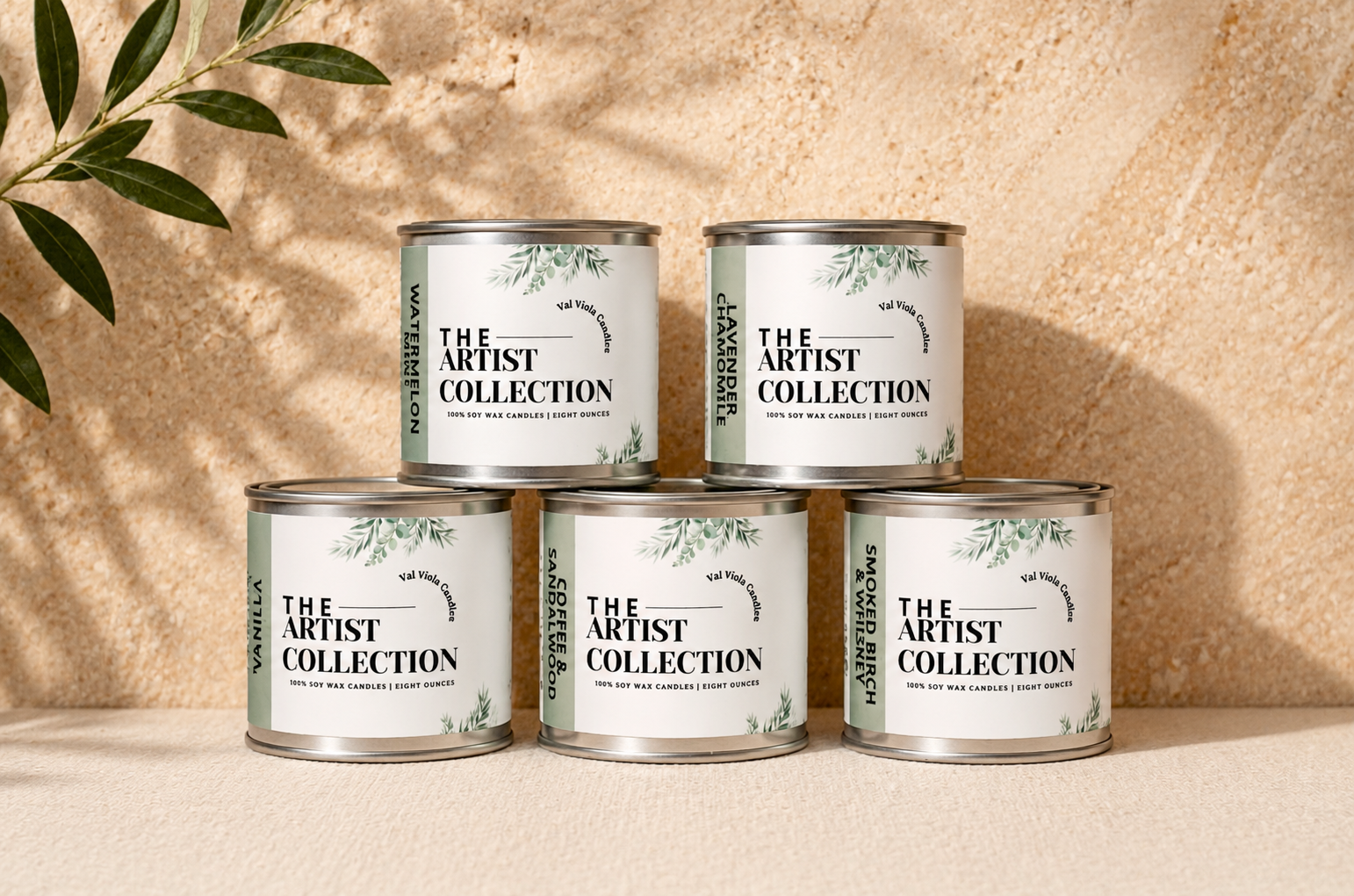 The Artist Collection – Curated Paint Can Candle