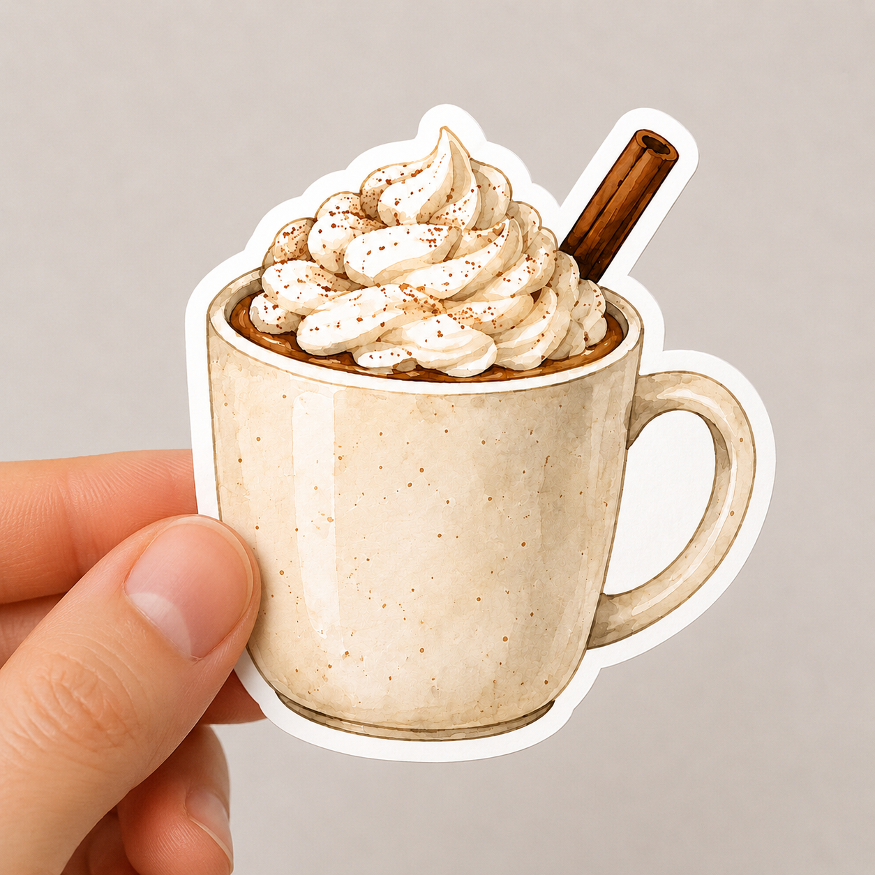 Hot Cocoa Vinyl Sticker