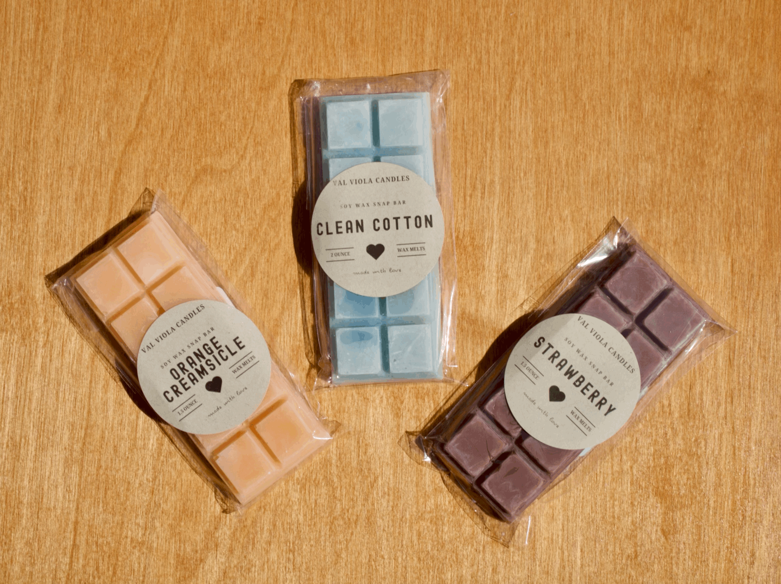 Soy Wax Melts Snap Bar