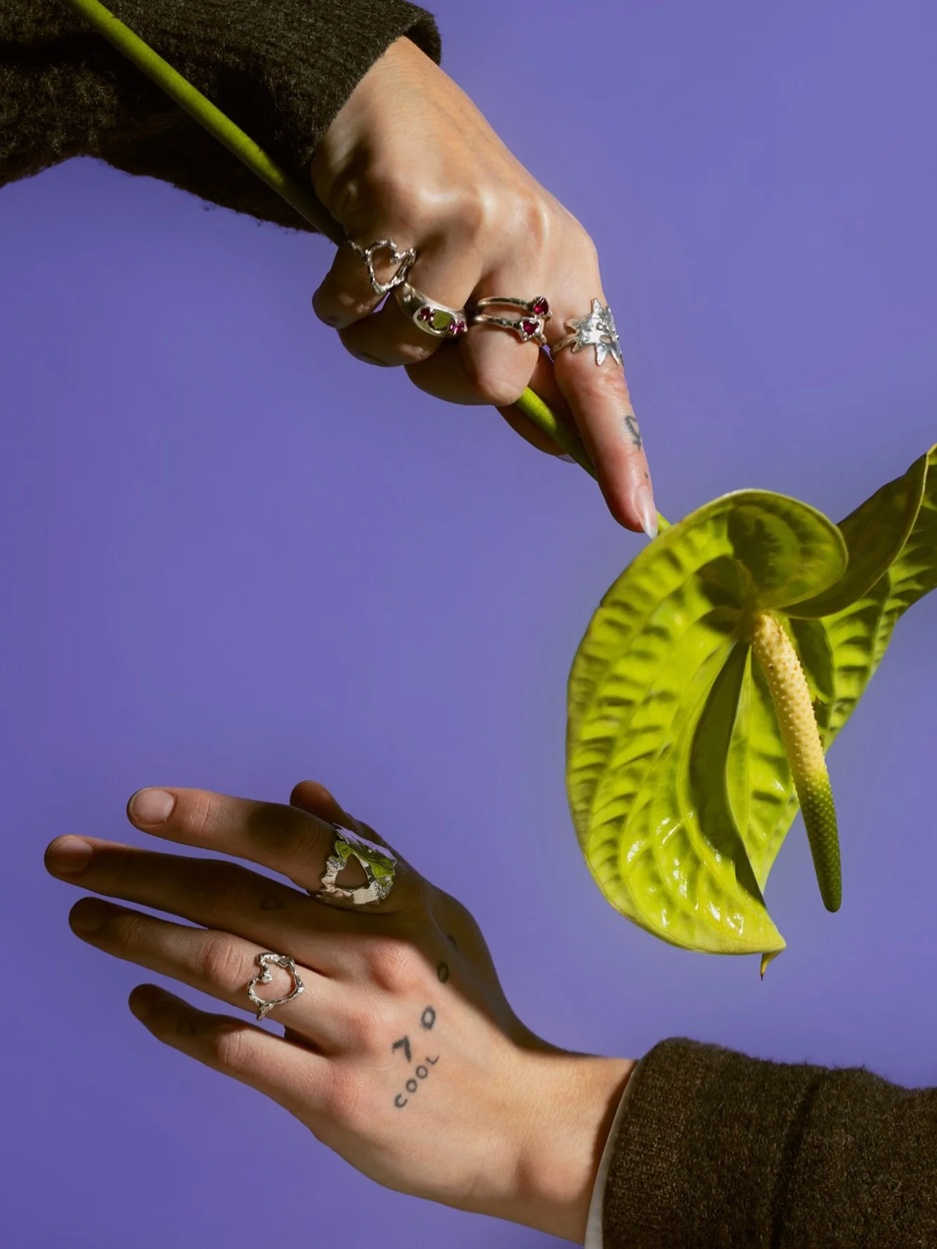 Et voici enfin mes nouvelles bagues cr&eacute;&eacute;es pour la fin de l&rsquo;ann&eacute;e ✨💕

De en haut &agrave; gauche vers en bas :
	&bull;	Amourette une bague en forme de coeur enfin disponible dans toutes les tailles, et plus abordable
	&bul