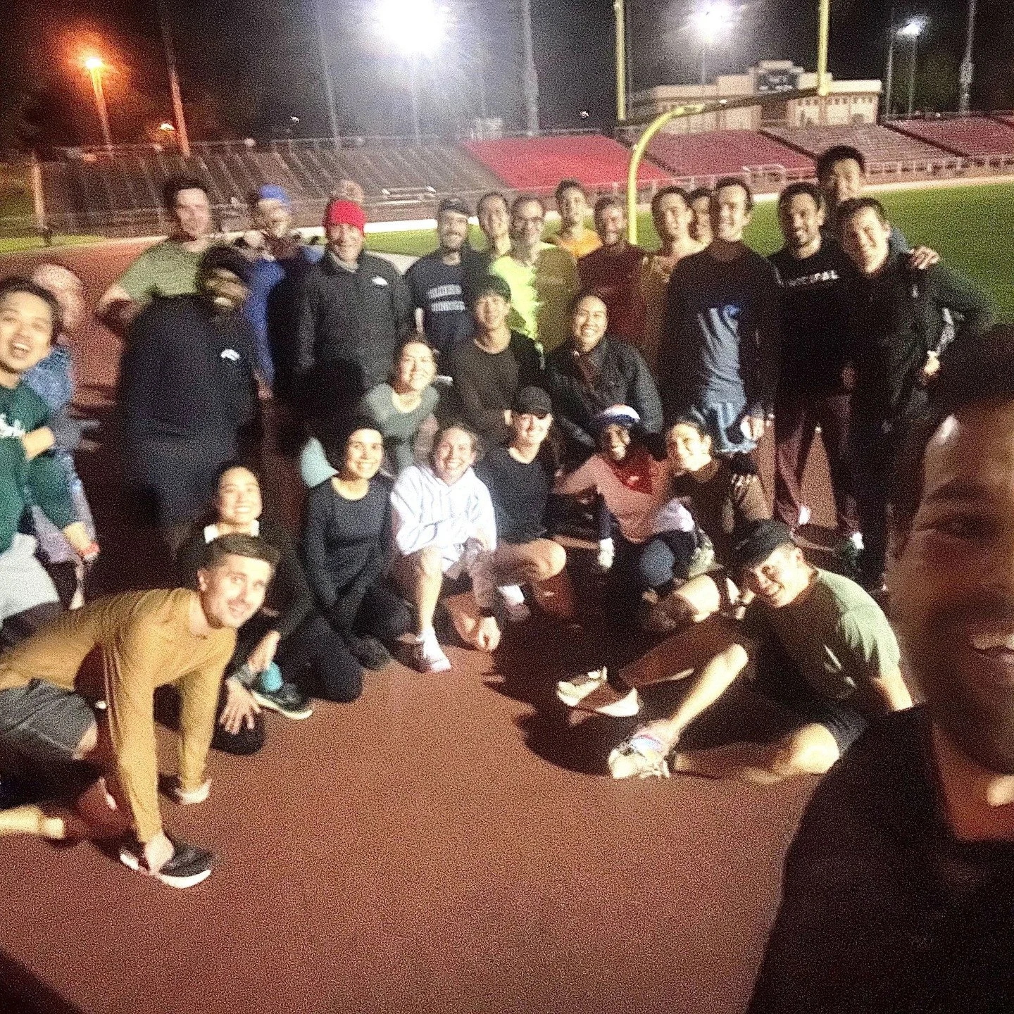 First Wed track workout of the new year and it felt so good to be back together 🔥❄️

Fun fact: AI has apparently labeled our Wed workouts as &ldquo;SPICY&rdquo; in someone's training plan, which is our secret to keeping everyone warm in this colder 