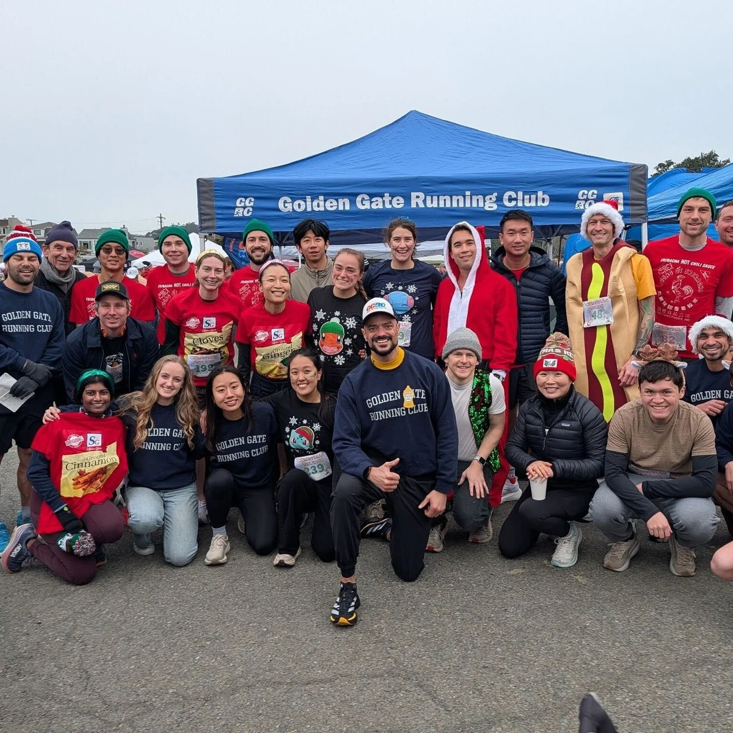 Had an absolute blast racing yesterday at the @westvalleytc Club Christmas Relays with the GGRC crew 🎄✨

We fielded some Pok&eacute;mon, AND the Spice Girls (&hellip;all sporty versions 😎) 

If you&rsquo;ve been thinking about joining a run club, c