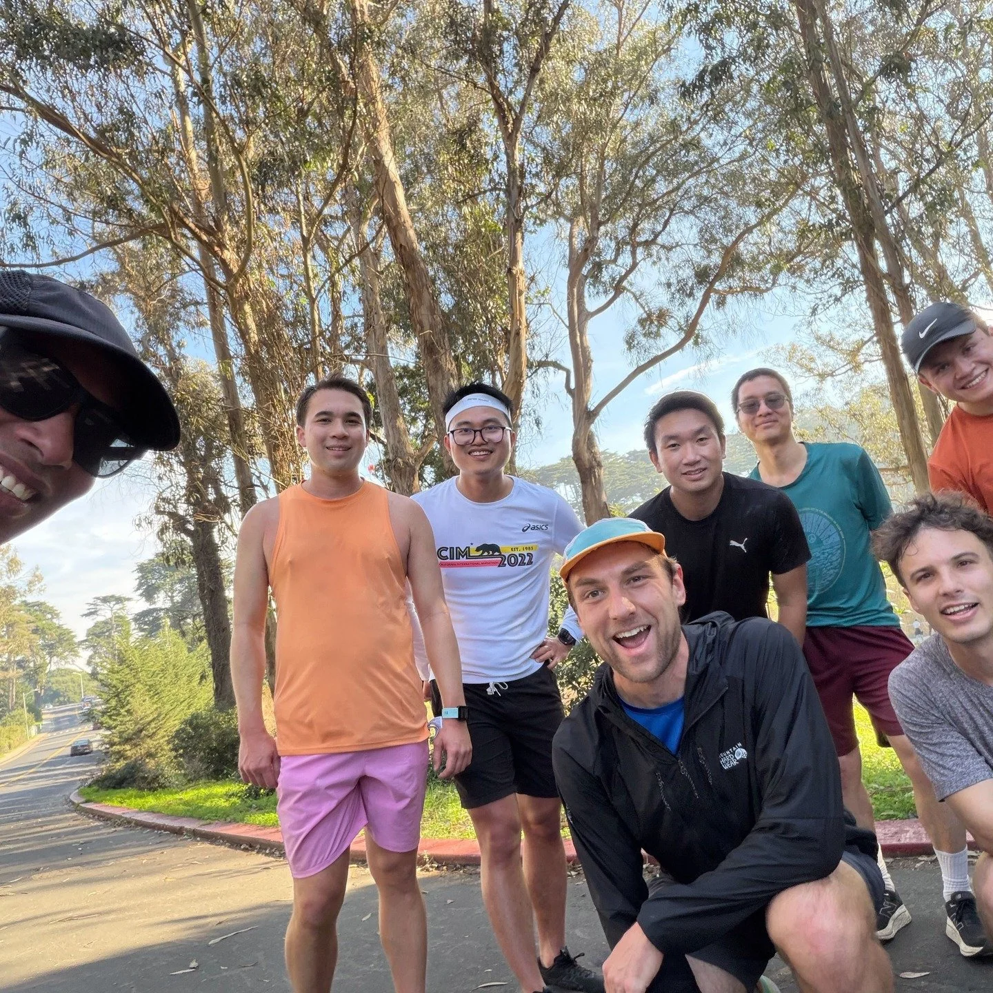 Sunday miles with GGRC 💙

Two routes, same great vibes:
🌊 Fort Mason - a flat 5 mile loop along the water
⛰️ Planks - 7 miles with lots of elevation through the Presidio

Both offered some welcome distance from our ice skating humblings ⛸️😅 (but n
