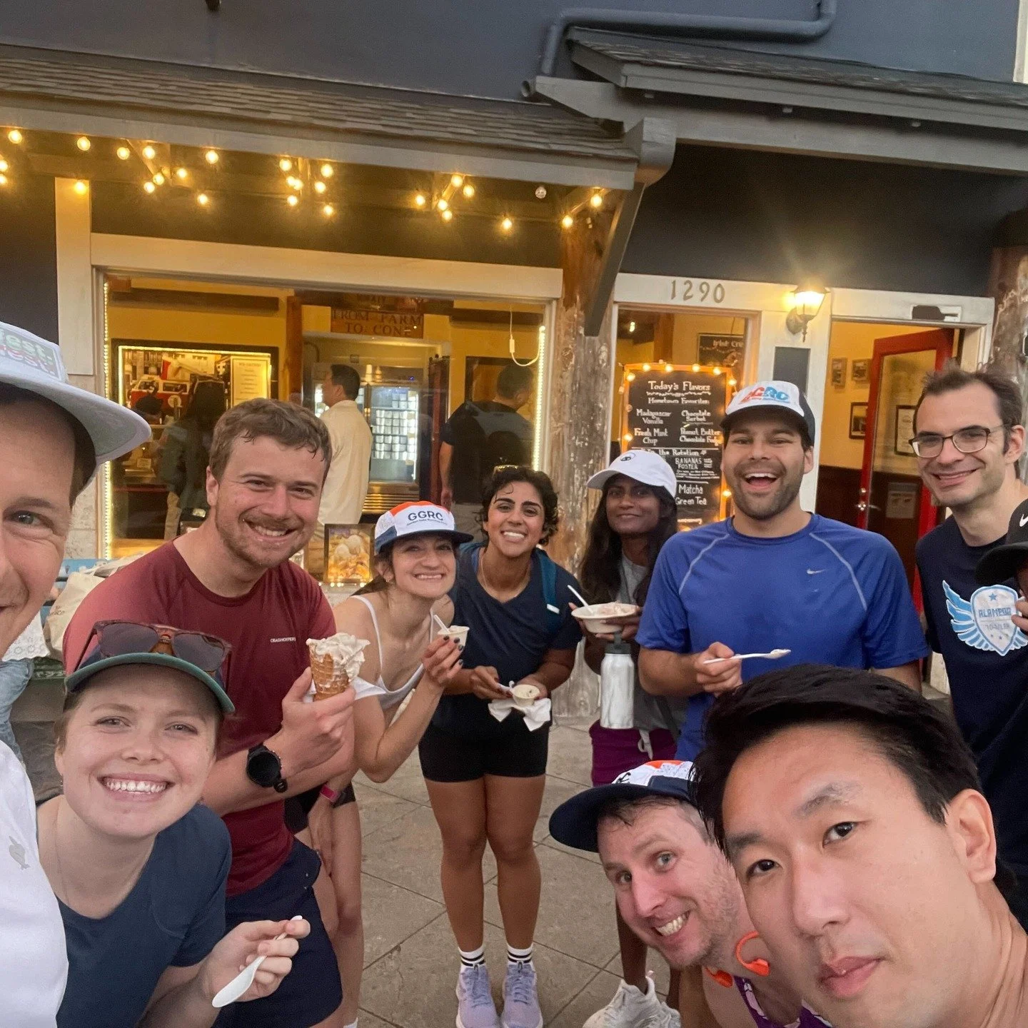Unexpected but much needed ad hoc Tue run💙

After Sunday's successful iced coffee &ldquo;cool down,&rdquo; we decided to keep experimenting&hellip;

This time: an ice cream run 🍦
(Hometown Creamery understood the assignment).

And scientifically sp