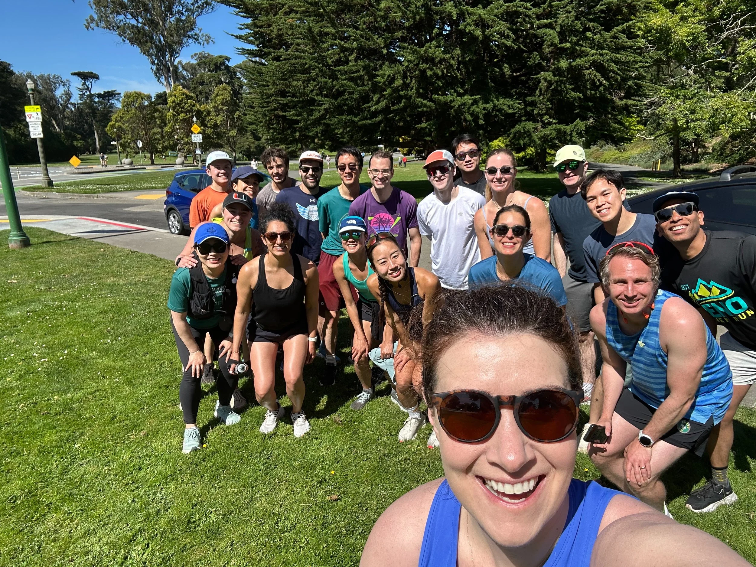 Sun miles with GGRC 💙

In support of the triathletes escaping from Alcatraz, we took our run to Golden Gate Park today. No fly-bys from the racers, but we did make it to Flywheel Coffee - and the time definitely flew by together ☕️

Huge congrats to