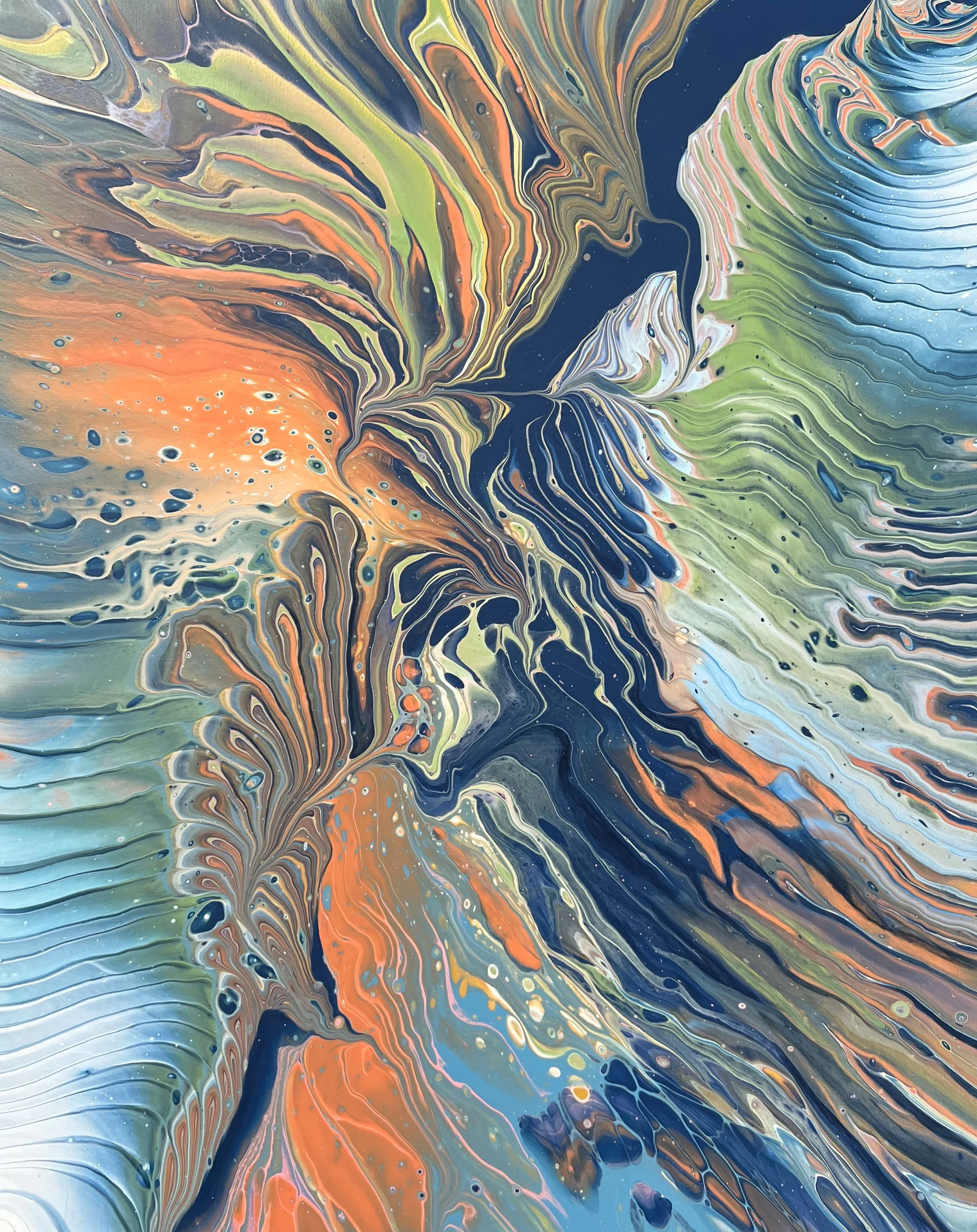 Tropical Flare - 24" x 30"