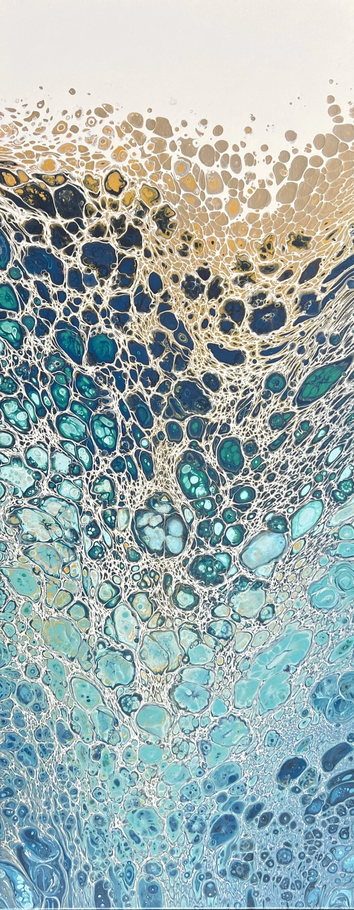 Coastal Blues - 16" x 40"