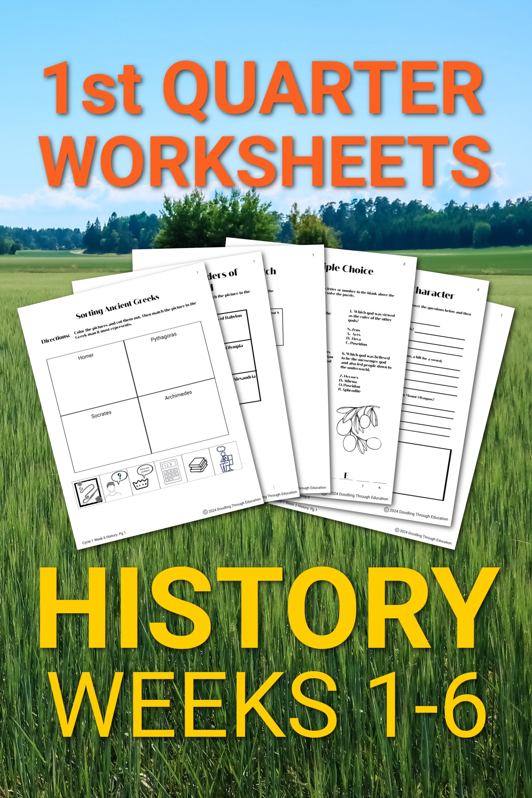 Cycle 1: Weeks 1-6 History Workbook