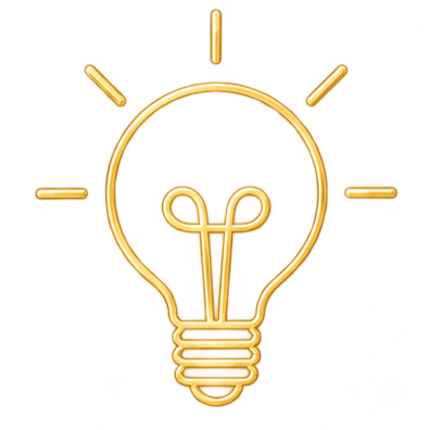 Neon sign of a lightbulb with a filament shaped like a question mark, emitting a yellow glow.