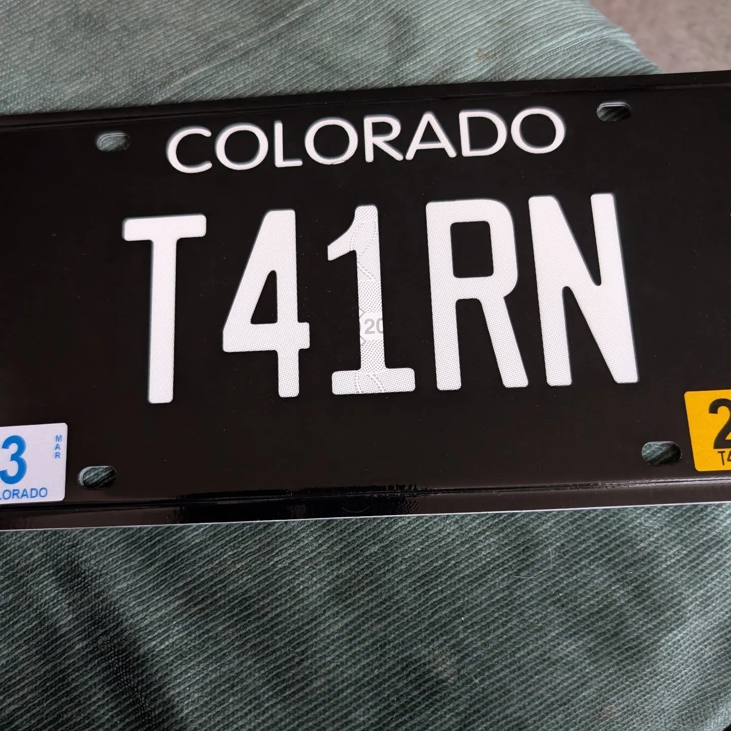 Got my new plates for the suburban!