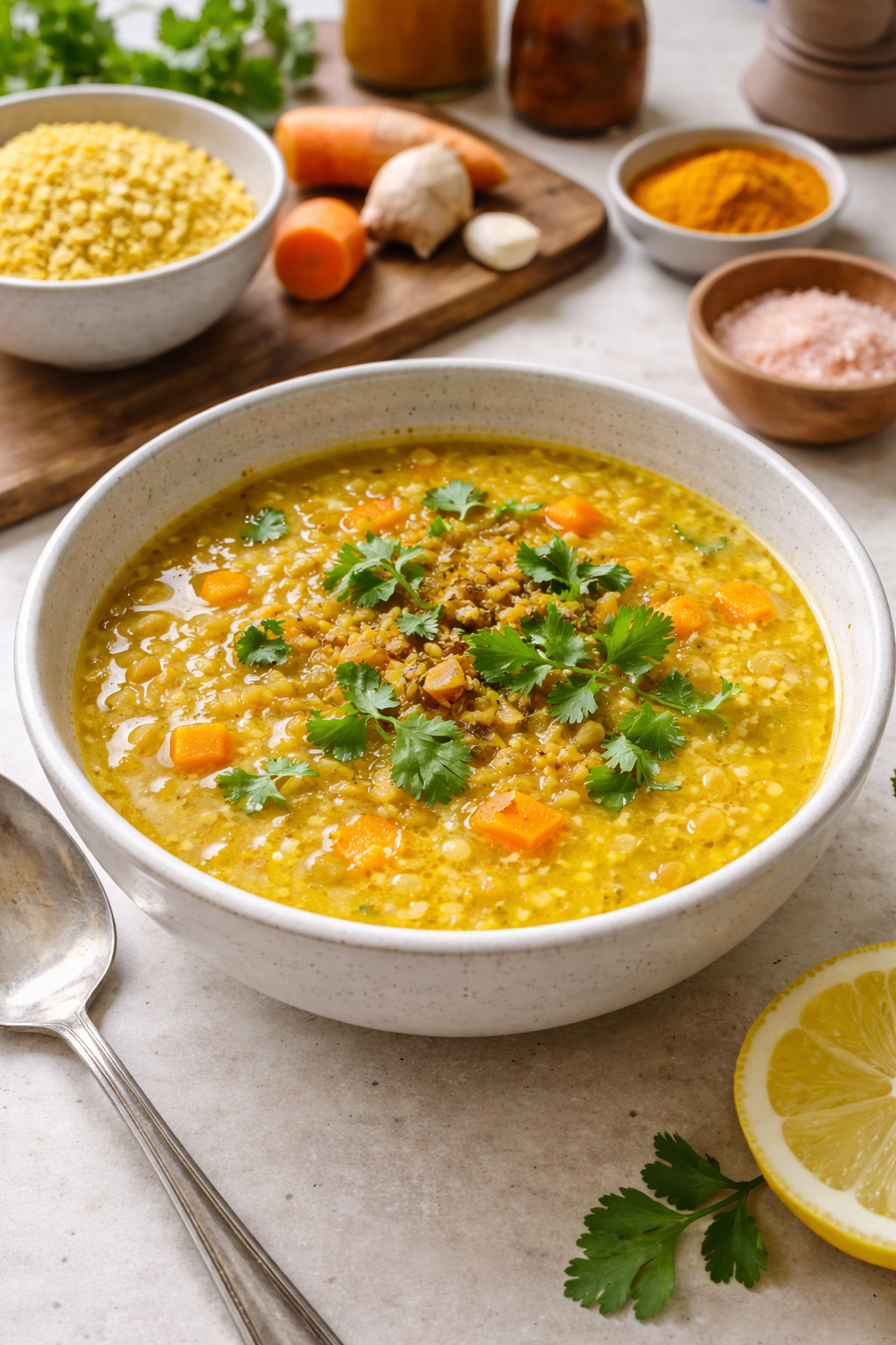 Moong Dal Lentil Soup