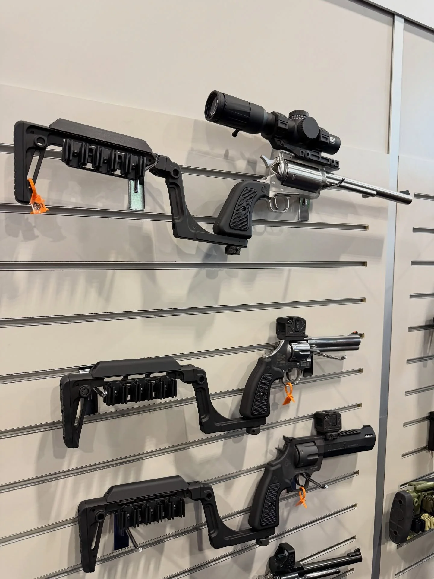 @midwestindustries bounty hunter revolver stock/brace for when you want better accuracy out of your revolver #shotshow #guns #2a #pewpew #rifle