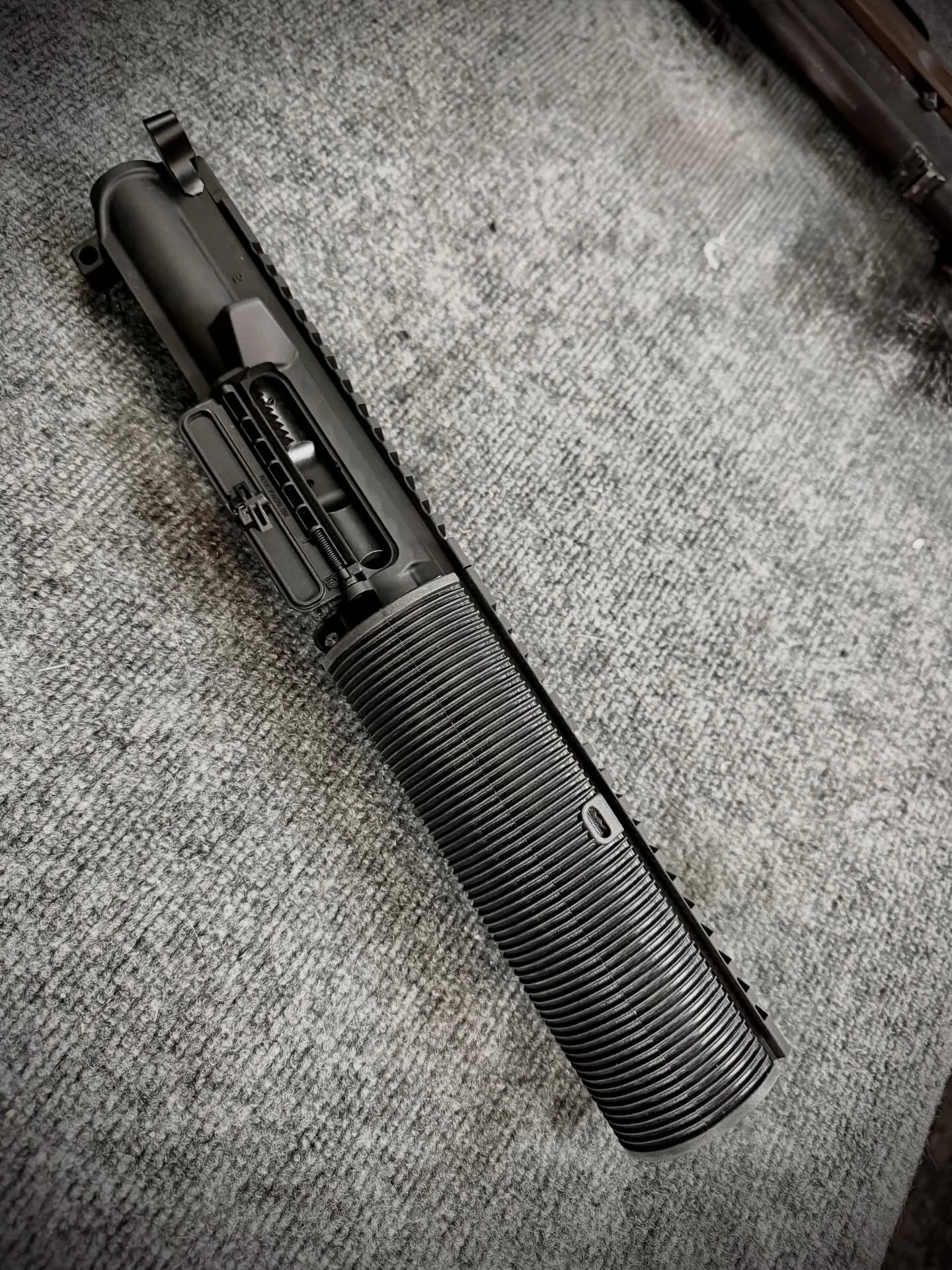 Took 4 months, but the @broadrivertactical internally suppressed upper is here! Now Im waiting on the ATF to approve the transfer of the @hitecarms 12 incher and some @mean_arms mag adapters.  #guns #rifles #pistol #pewpew #newtoy