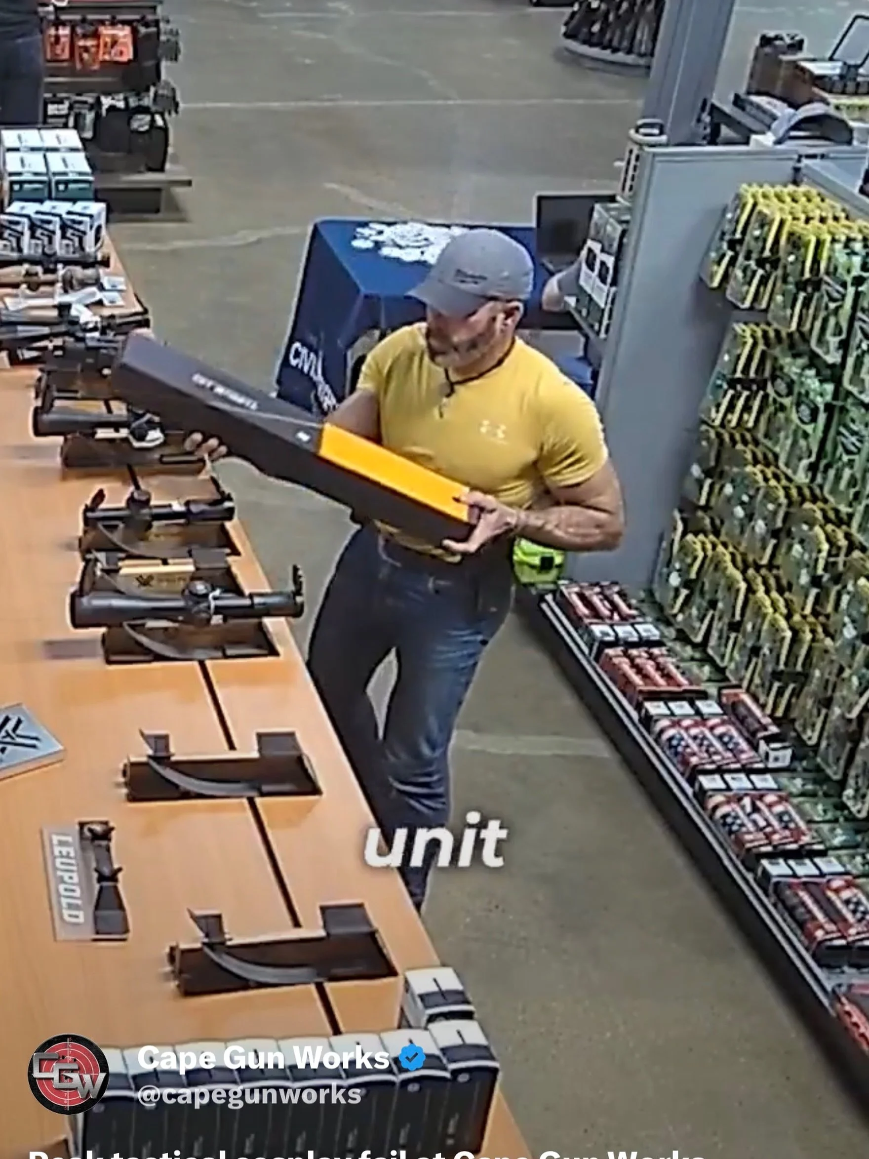 I think I just found my Halloween costume: piece of shit thief. Please tell me someone can recognize and get this guy. #guns #thief #2a #tactical #pewpew