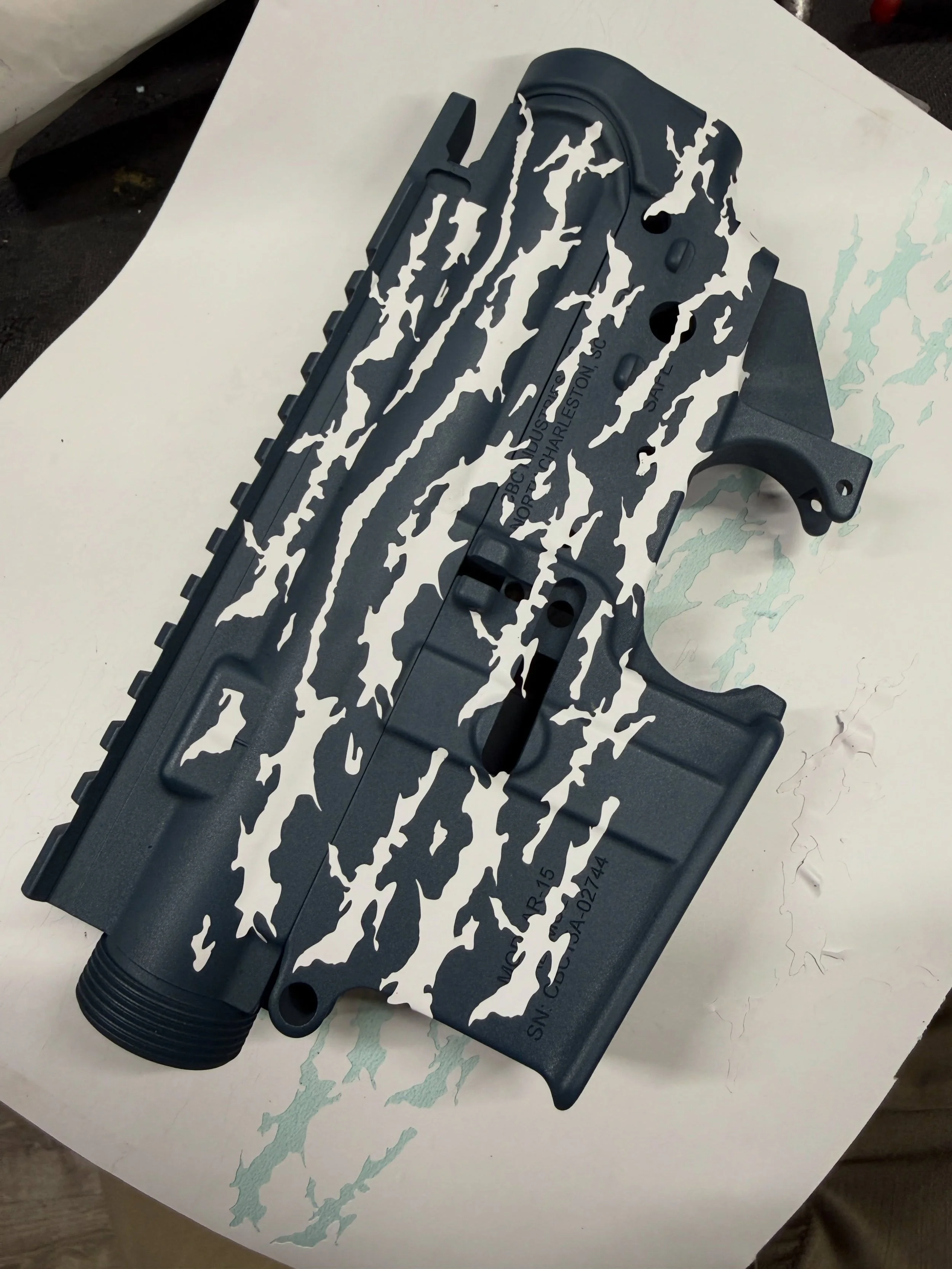 Template time then off to paint again #pewpew #ar15 #merica #guns #tactical
