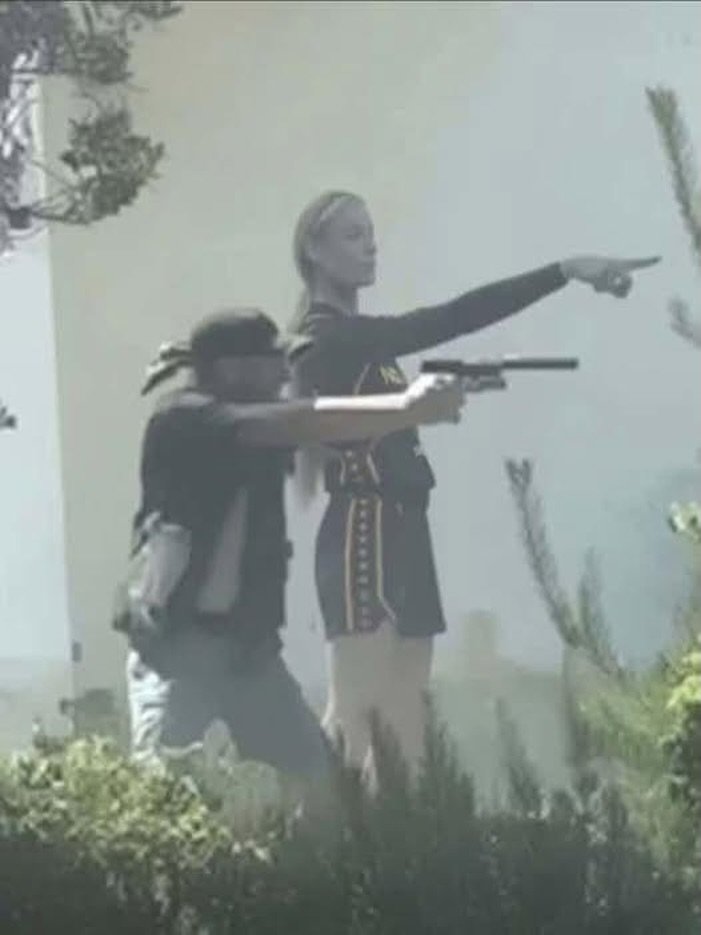 When you have your guardian angel, showing you the way #guns #pewpew #funny #merica #pistol