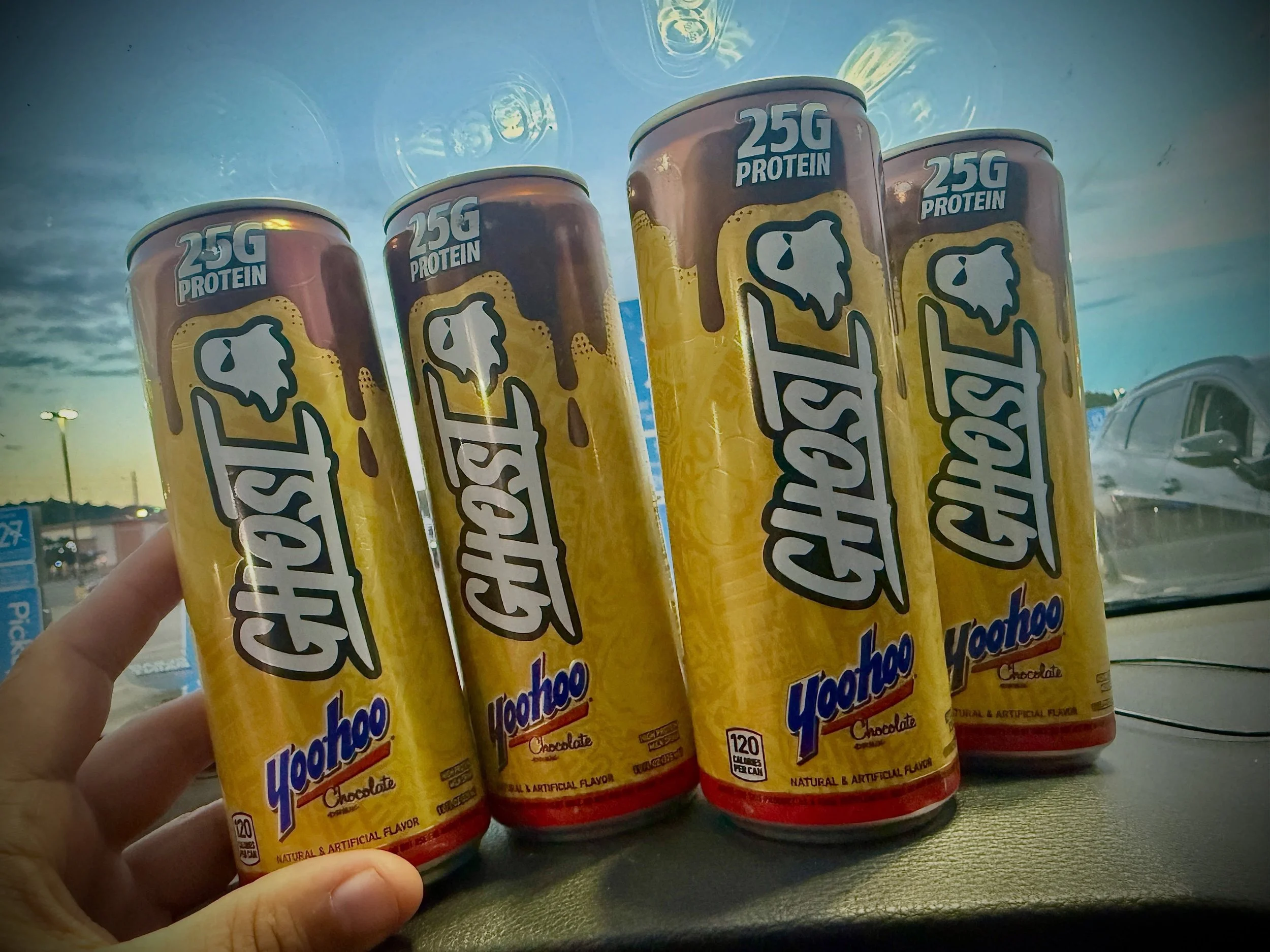 Hell yeah I got my hands on some Of the new @ghostenergy collab with @yoohoodrink