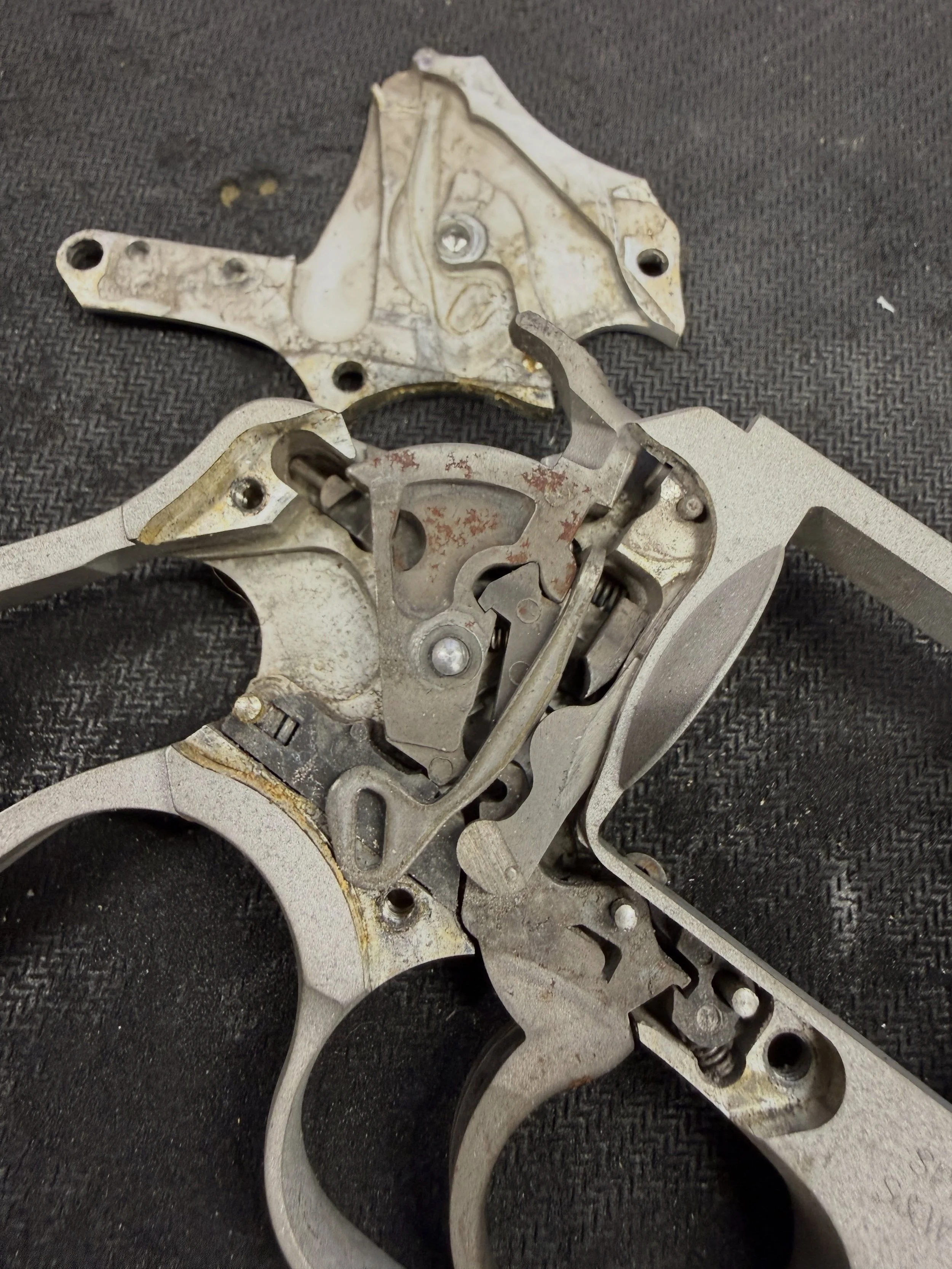 Slide to see the results: With these hands a Dremel, and a saws-all I can fix anything #guns #pewprofessional #pewpew #revolver #2a