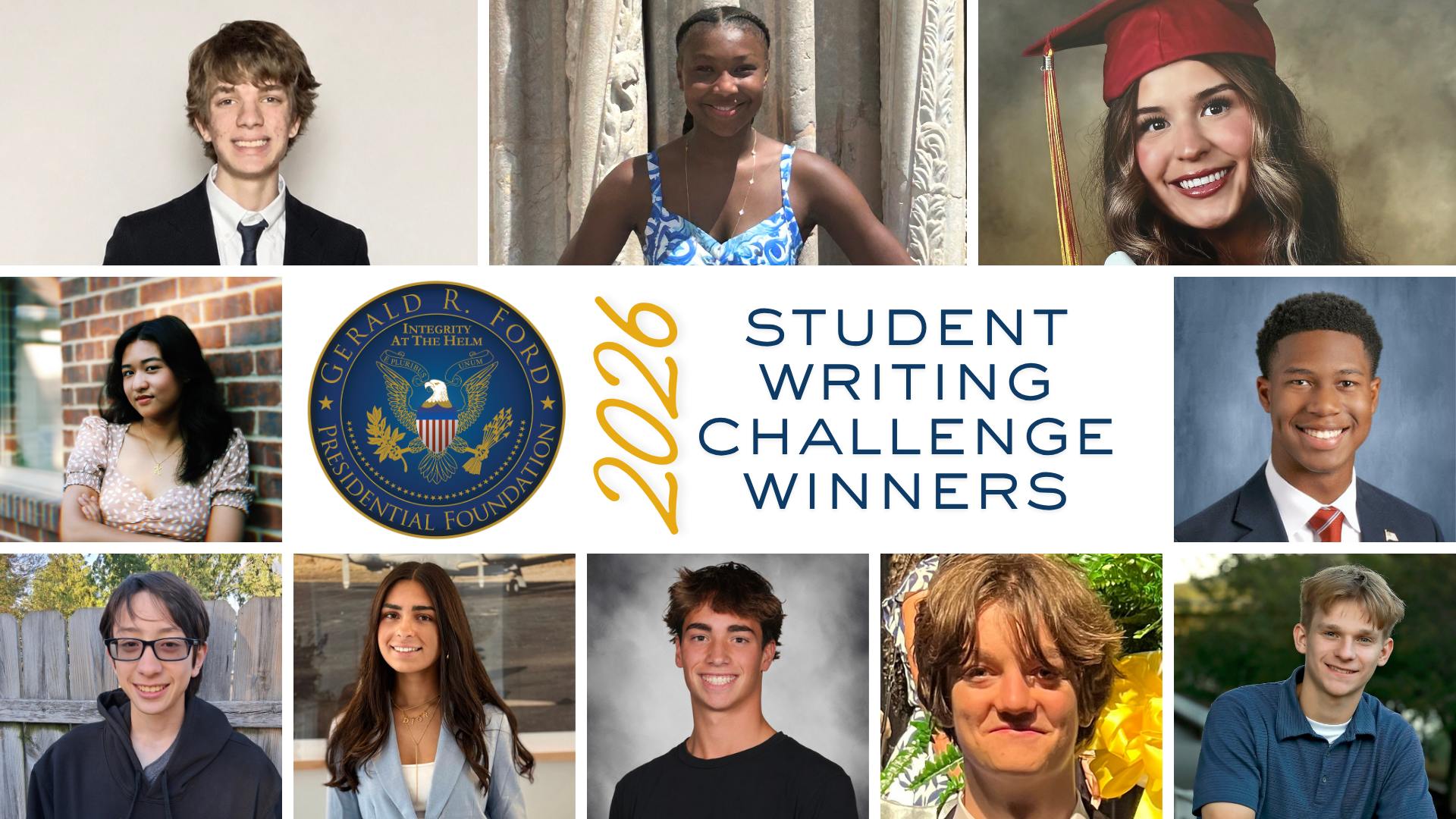 2026 Student Writing Challenge Winners