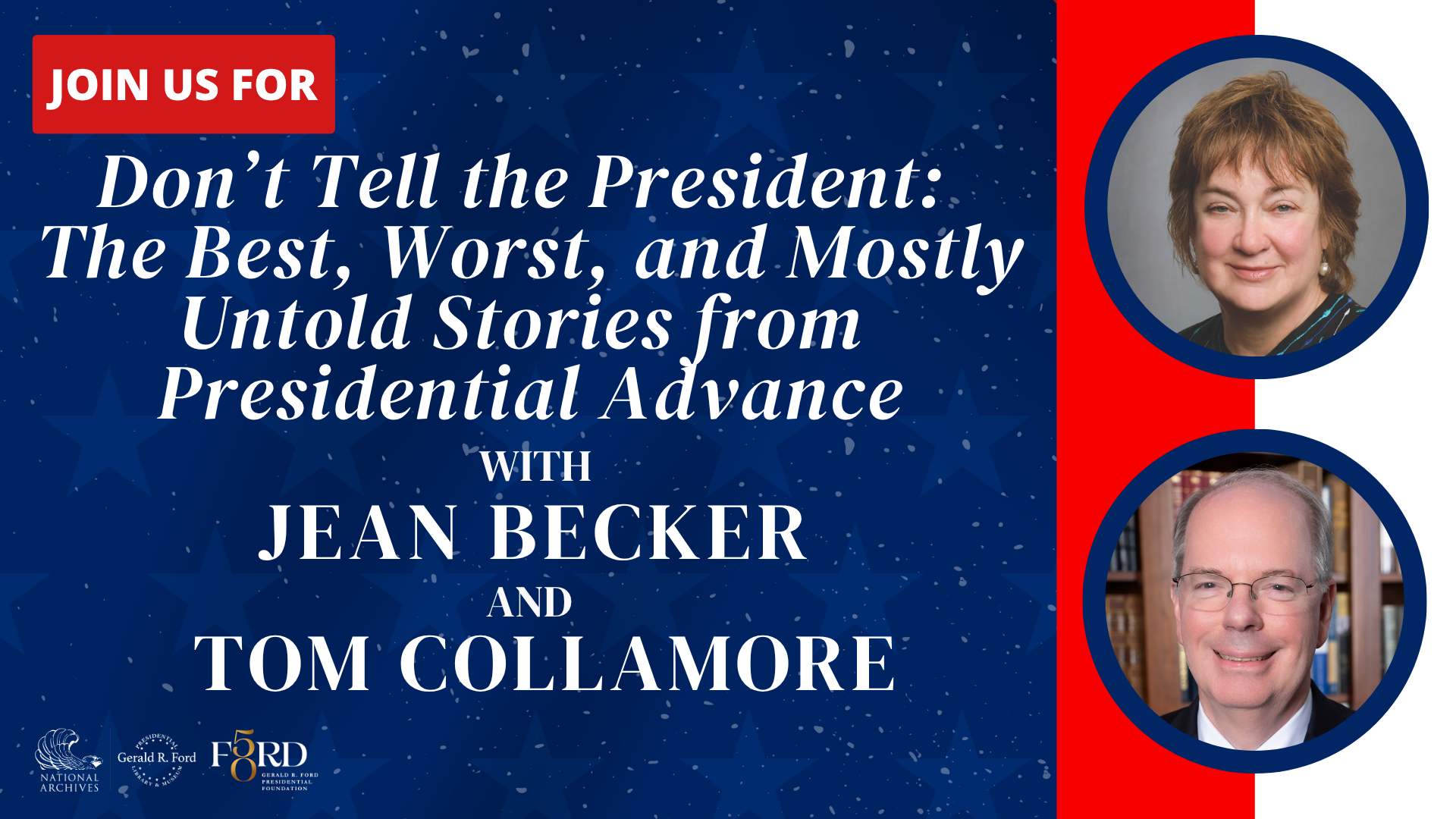 Don't Tell the President with Jean Becker and Tom Collamore