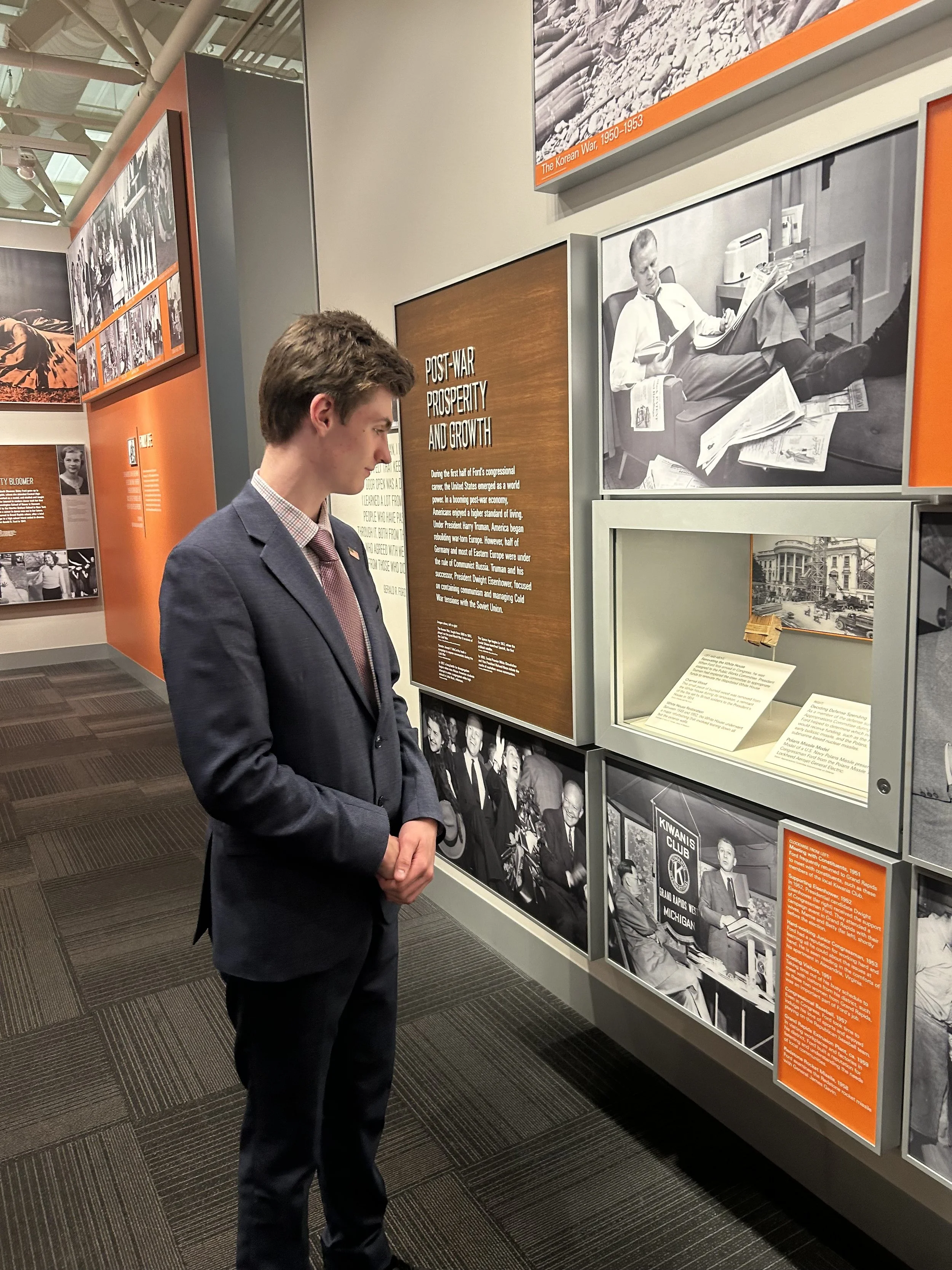 Graham Rybarczyk is part of the high school
cohort of the Ford Leadership Forum.
