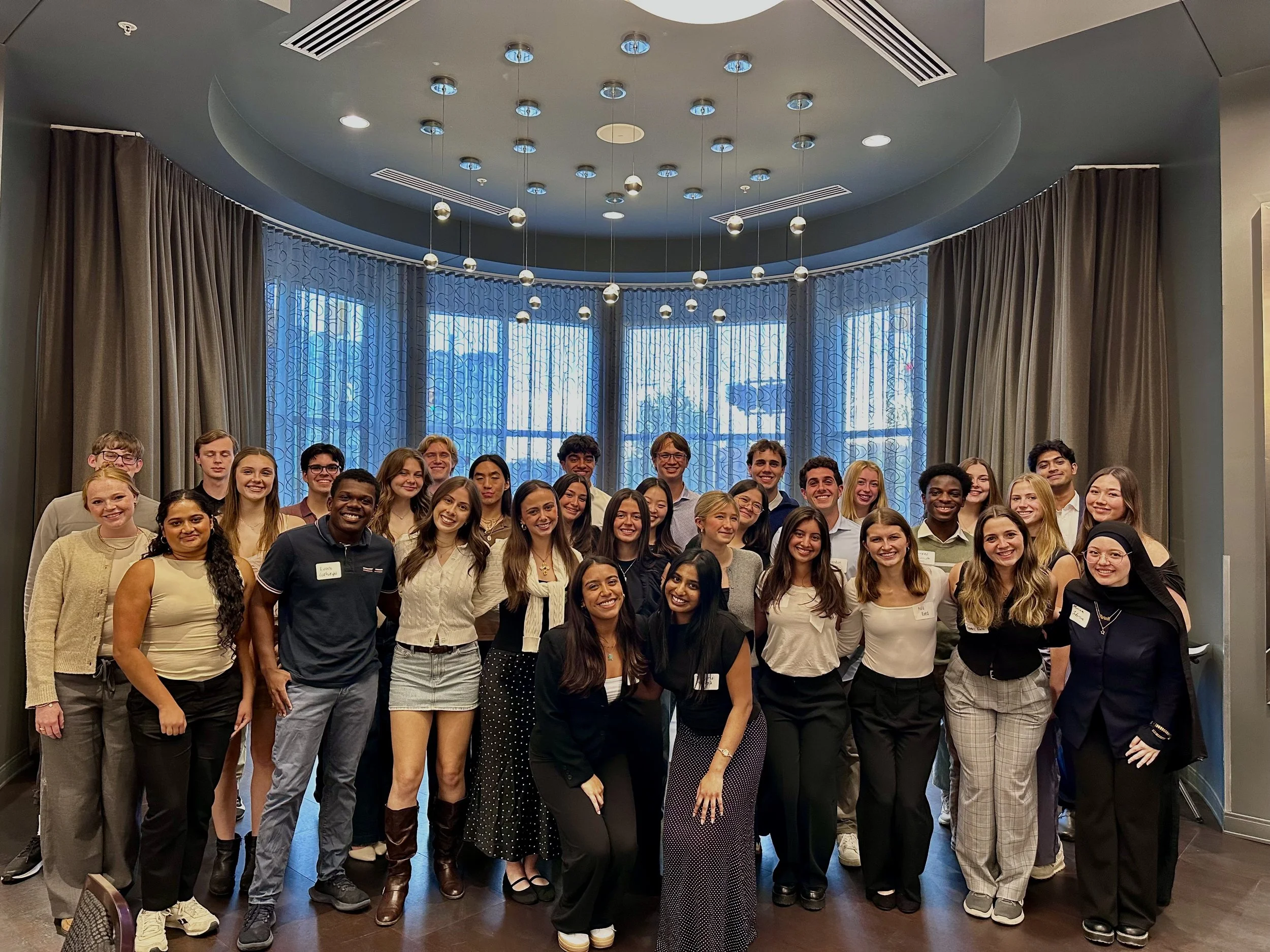 The University Michigan chapter of the Ford
Leadership Forum at their fall kickoff event.