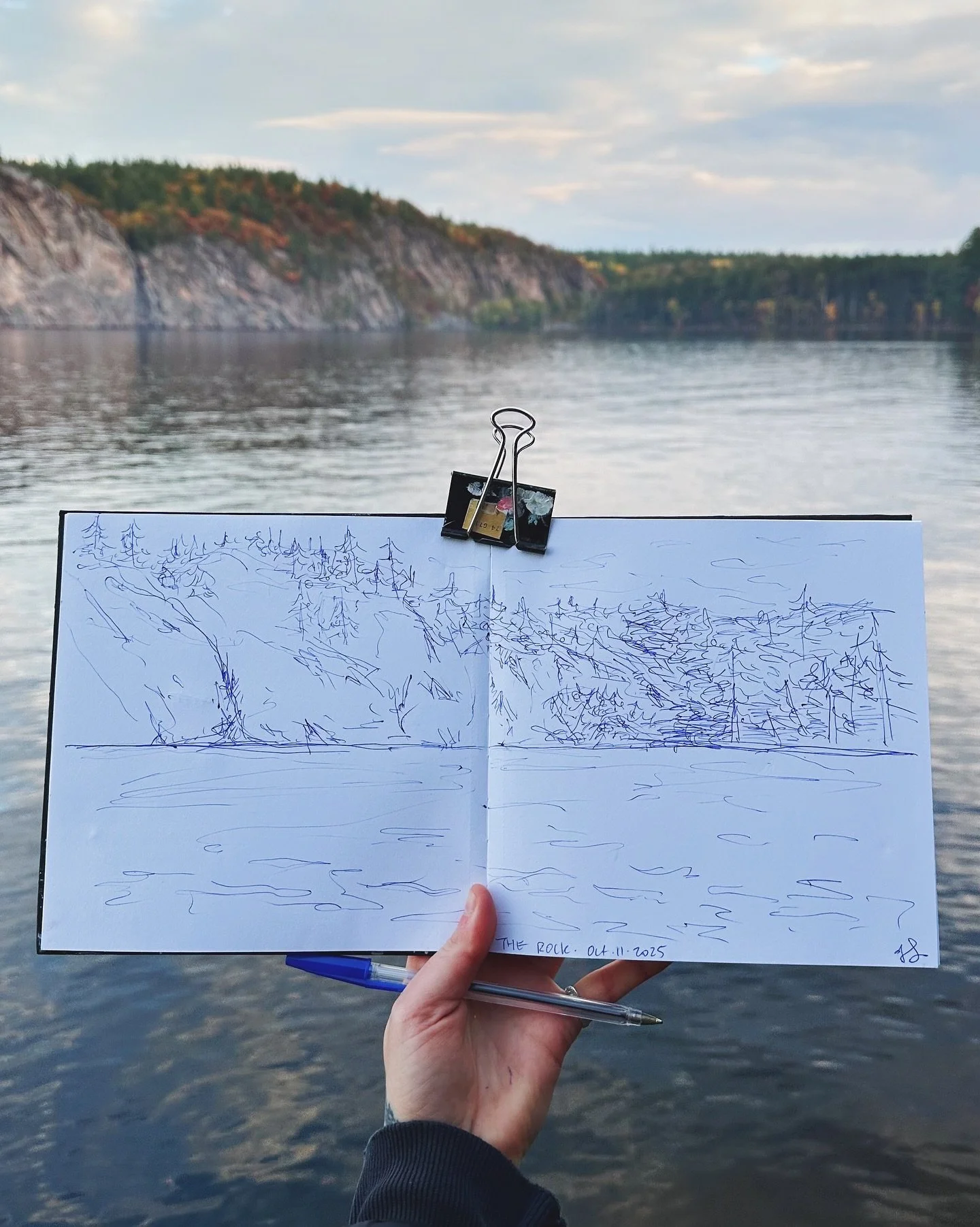 A peek inside this weekend&rsquo;s creative practice:

- messy sketches
- reading an excellent novel (chewed through the whole thing in two days!!)
- art theory reading &amp; lesson prep for my IB students this week
- planning for my week
- soaking u