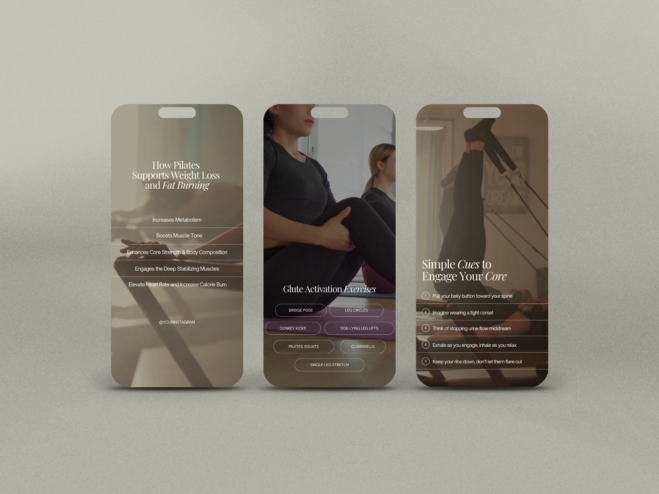 Pilates Instructor Social Media Reel
